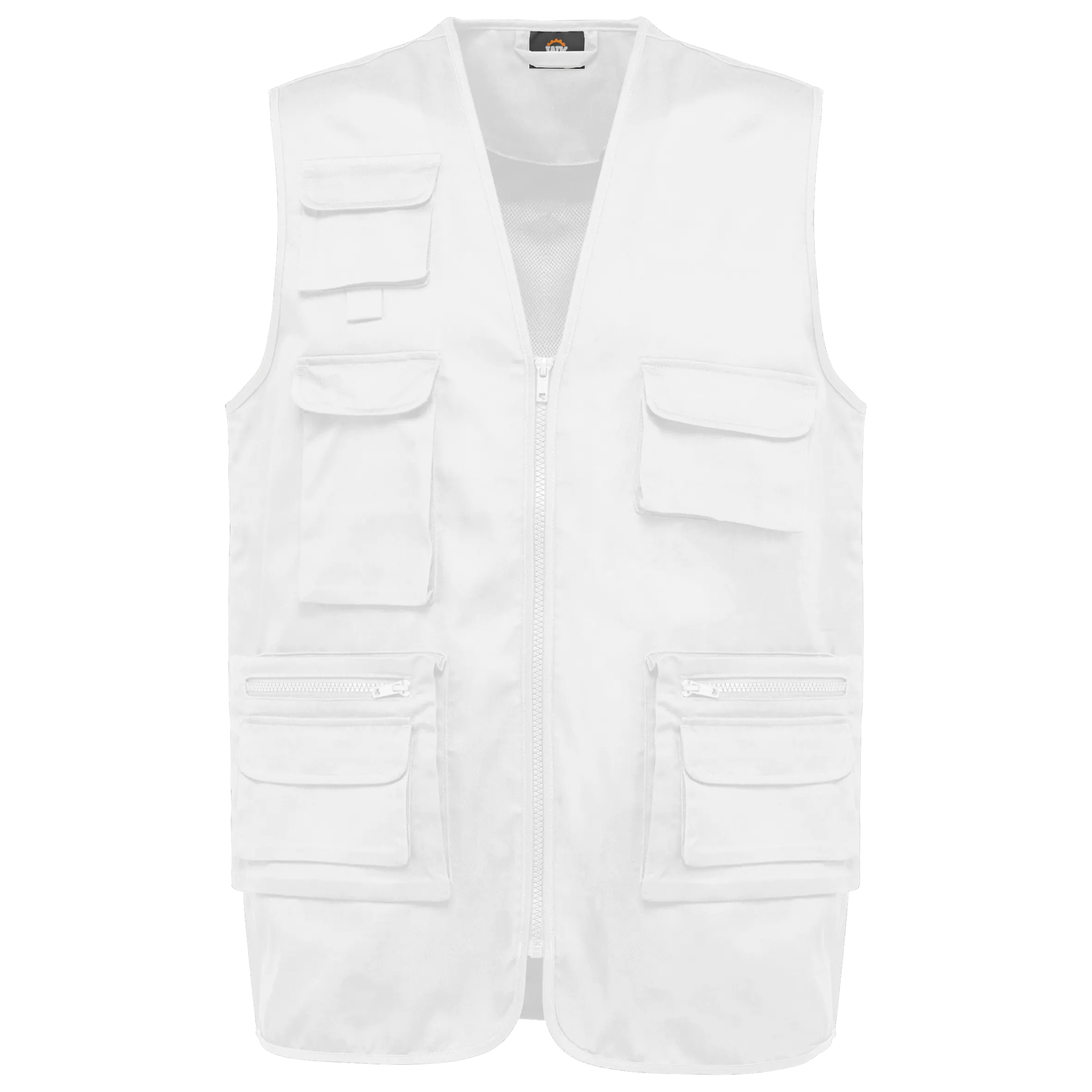 Chaleco polialgodón multibolsillos con forro  - Unisex
