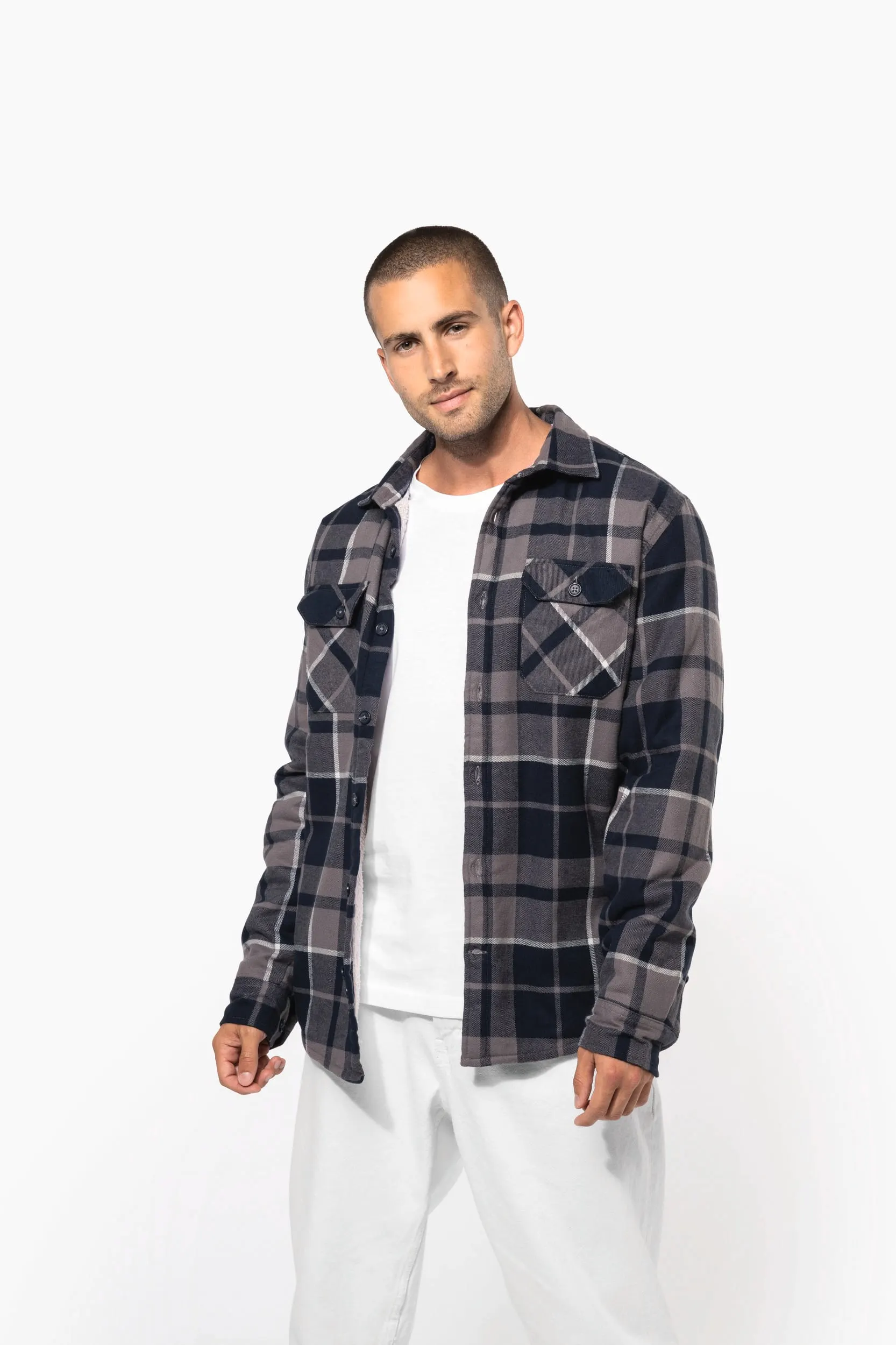 Sobrecamisa leñador forro de sherpa