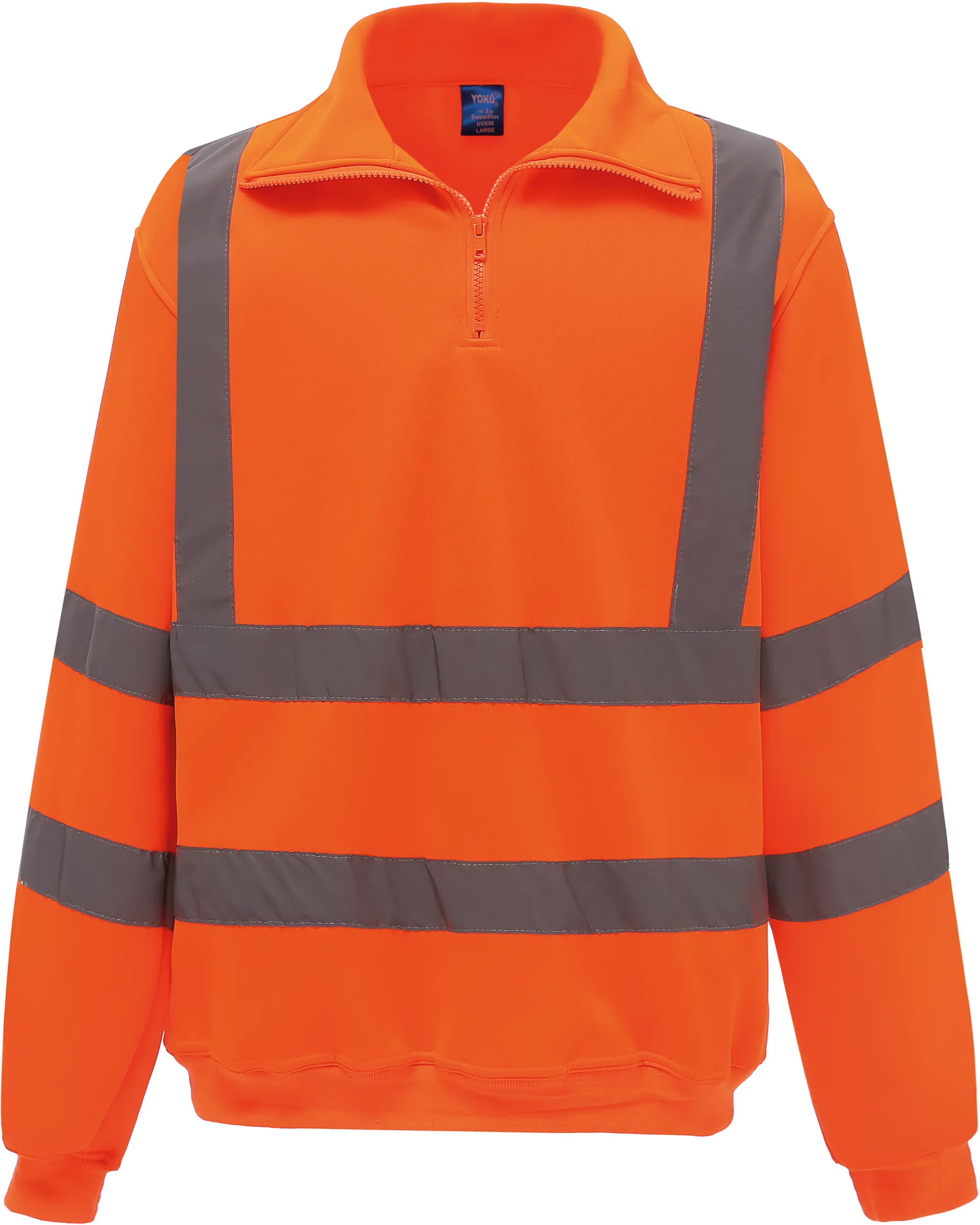 Sudadera Alta Visibilidad 1/4 cremallera