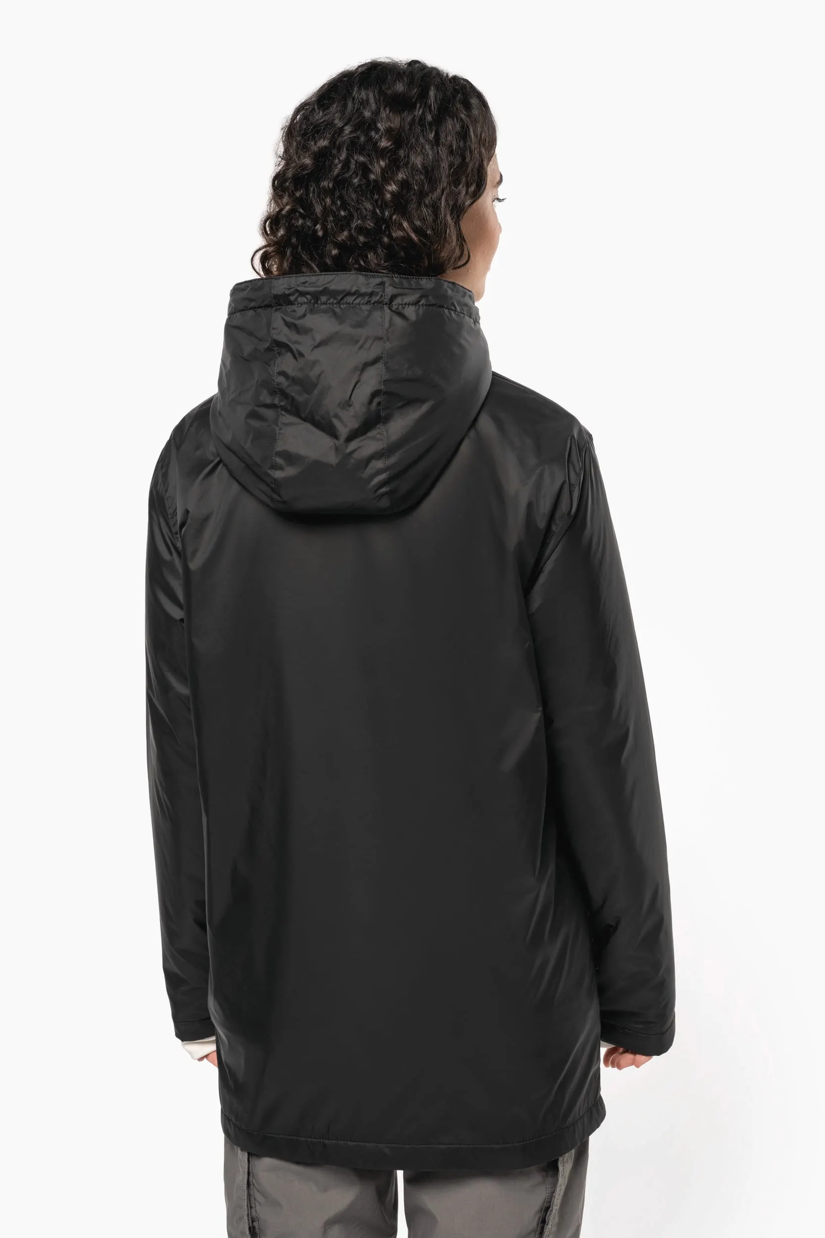 Chaqueta con capucha y forro de micropolar - Unisex