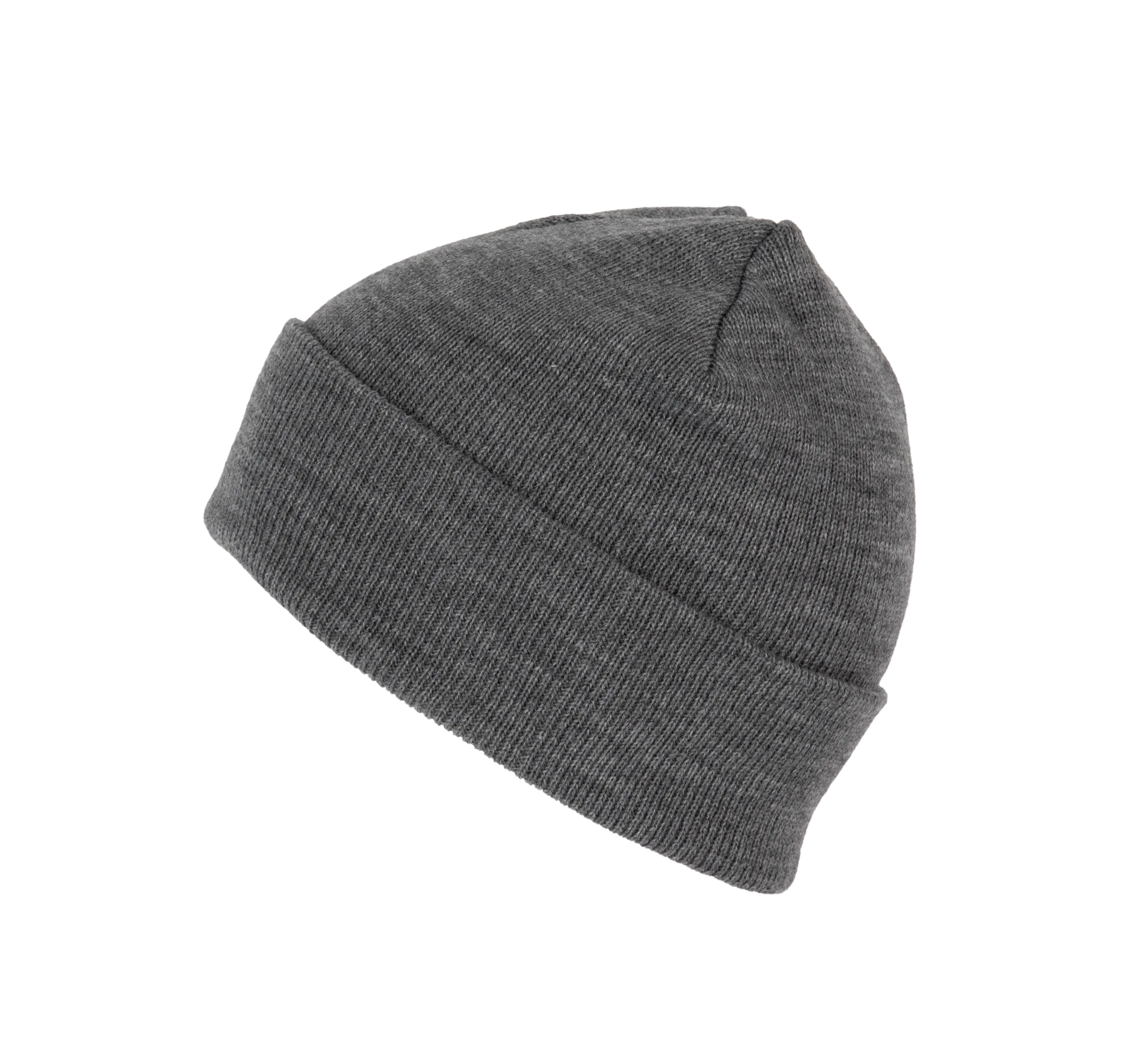 Gorro punto reciclado con dobladillo