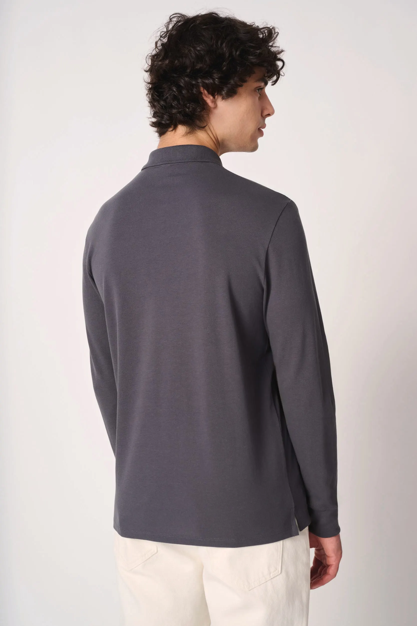 Polo punto piqué LSL hombre