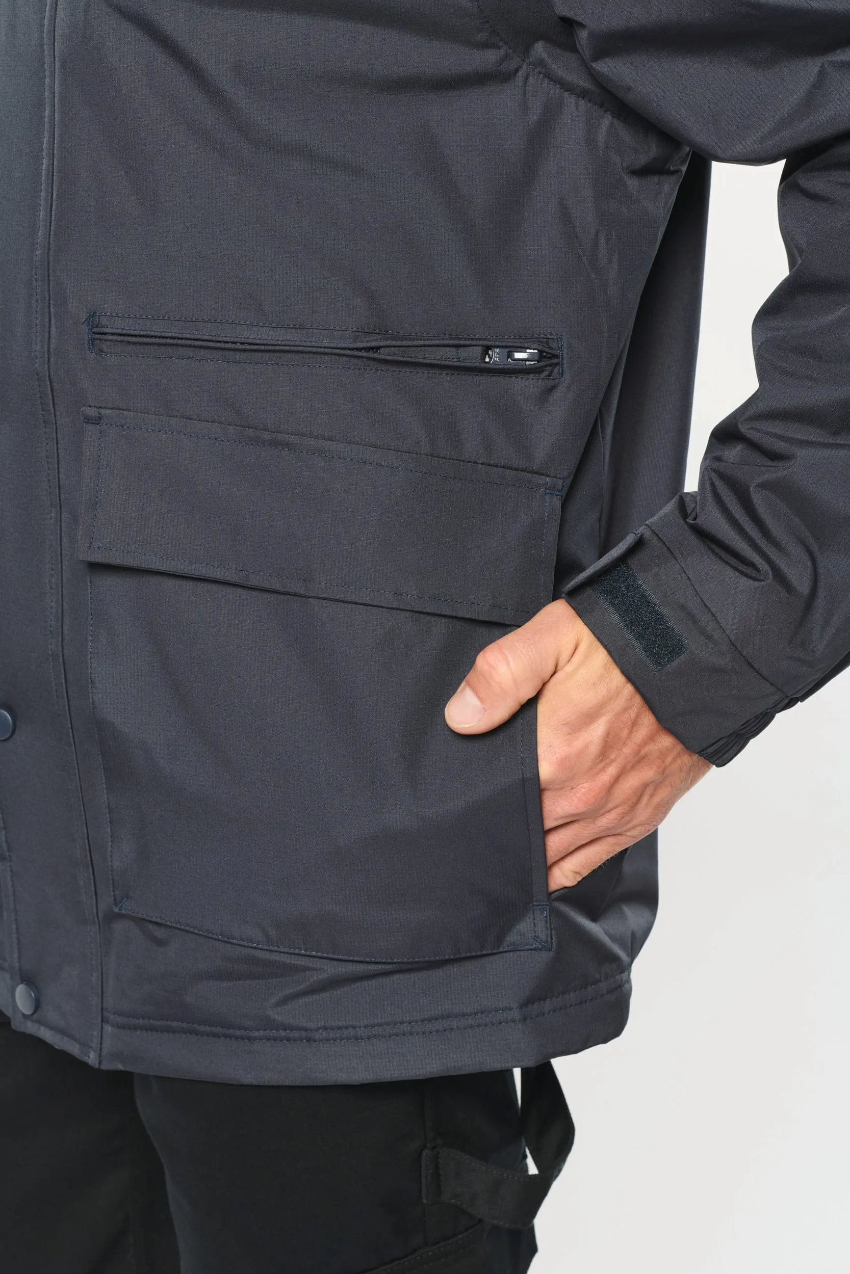 Parka workwear con mangas amovibles hombre