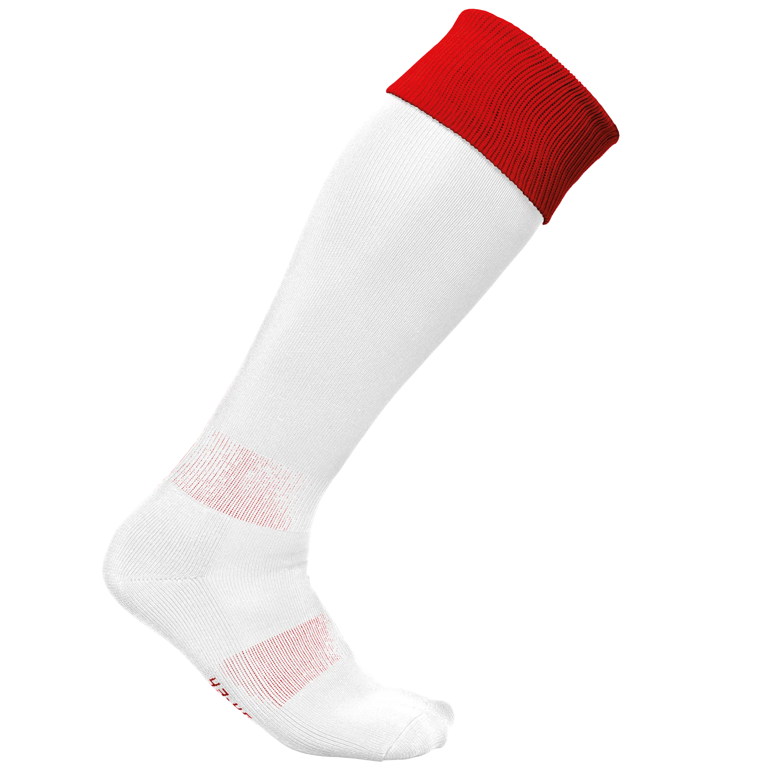 White / Sporty Red