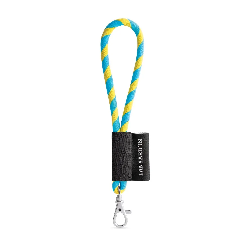 75090. SET Lanyard TUBE Short (Ø 7 mm) con mosquetón de 9 mm