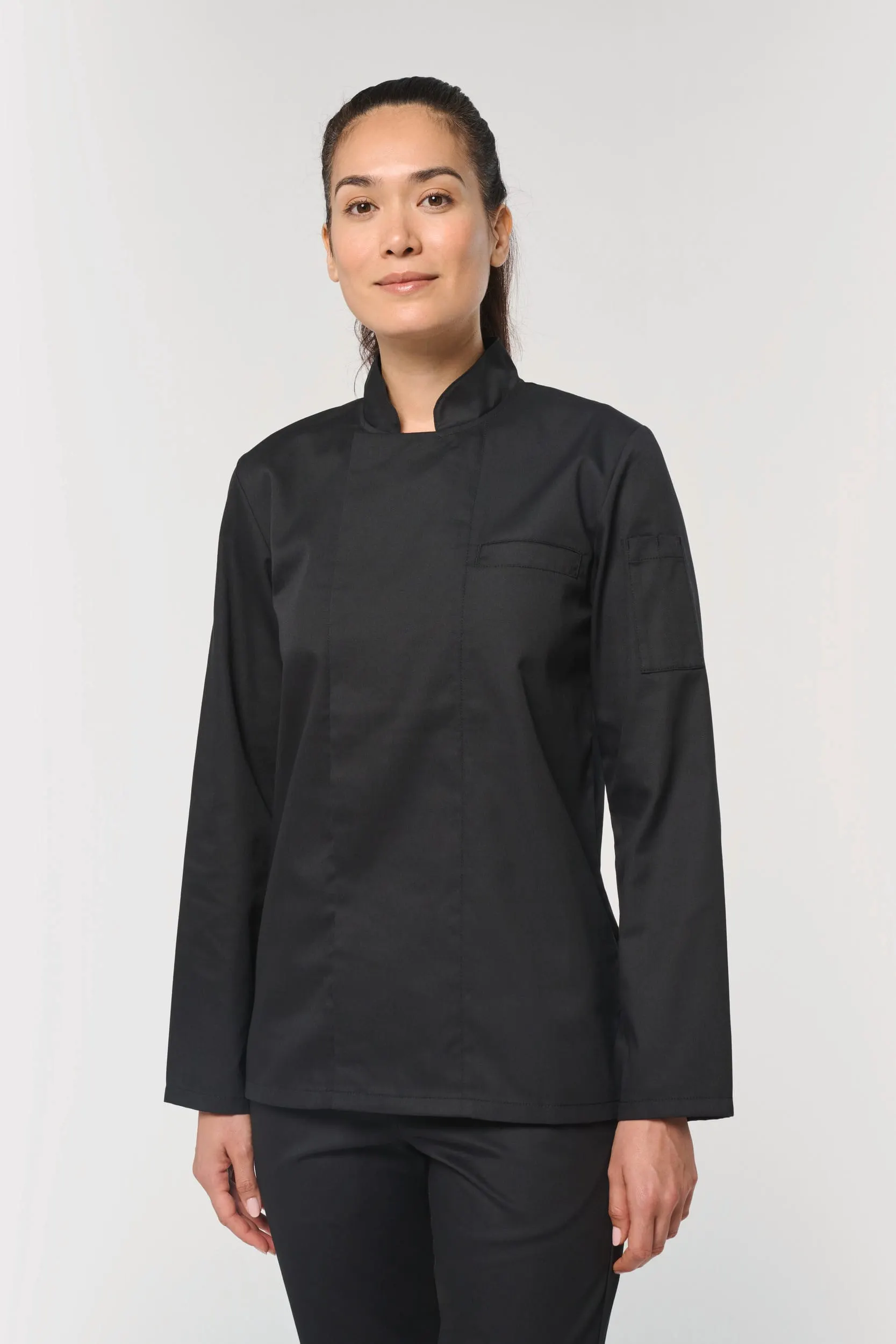 Chaqueta de cocina ecorresponsable de manga larga unisex
