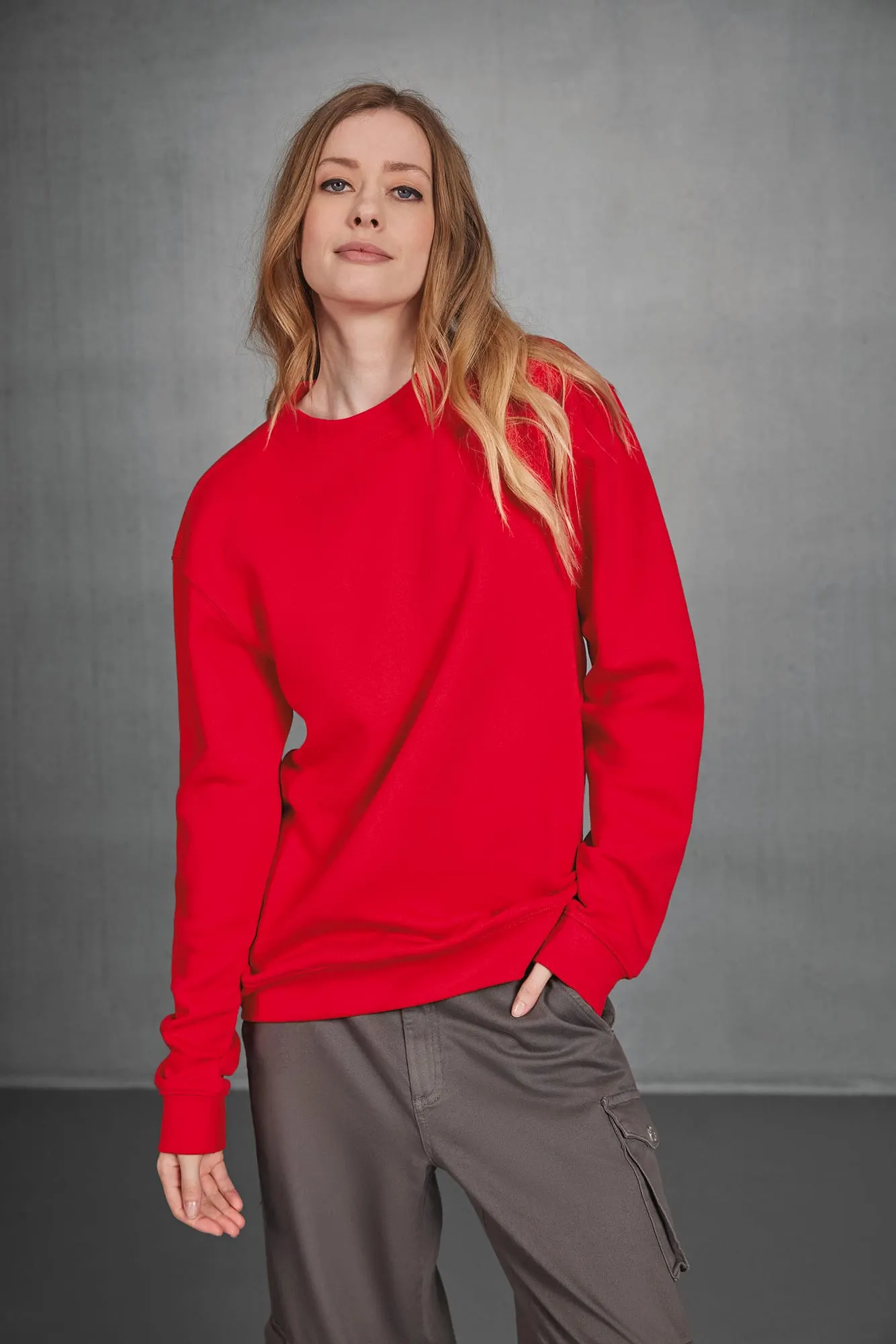 Sudadera cuello redondo