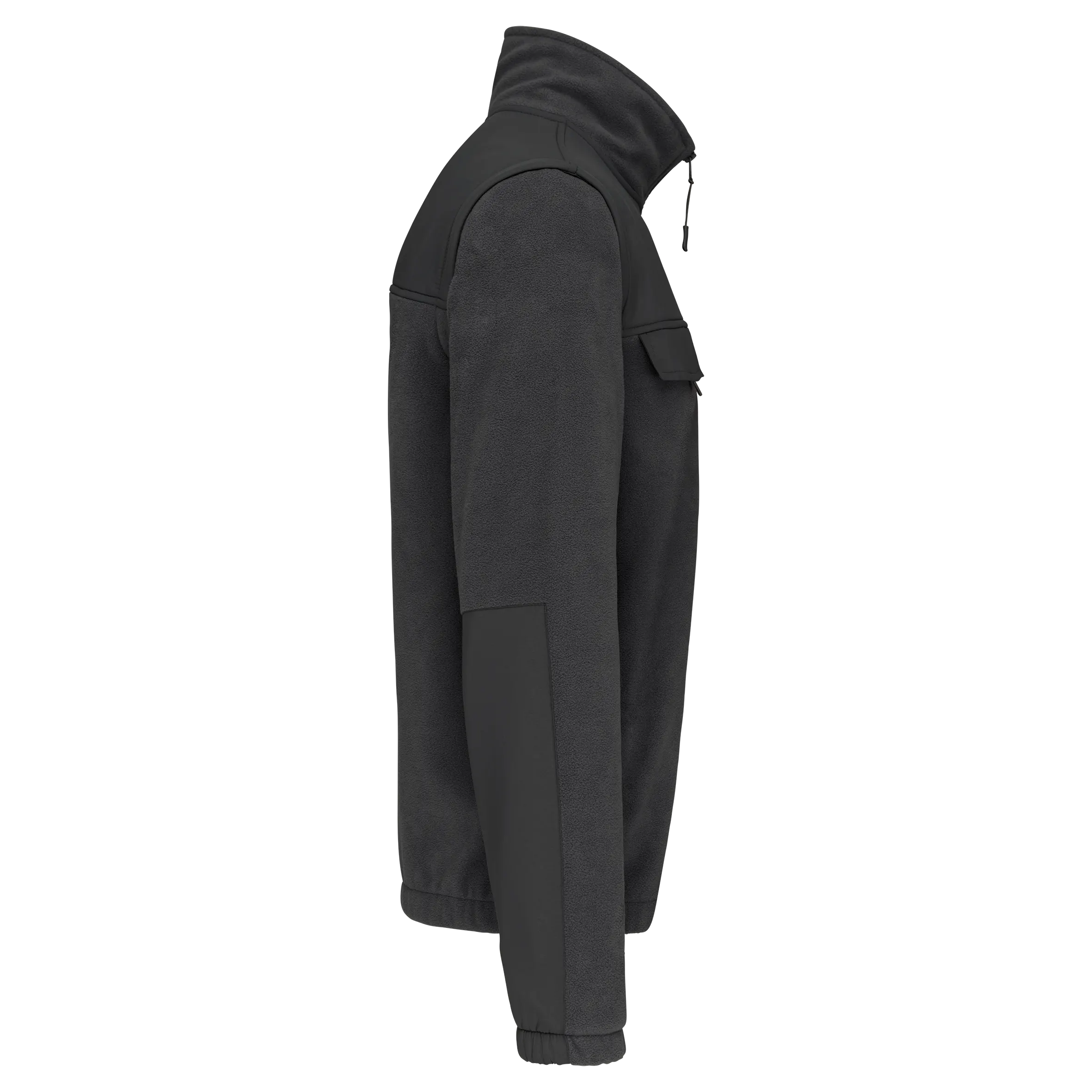 Chaqueta polar con mangas amovibles hombre