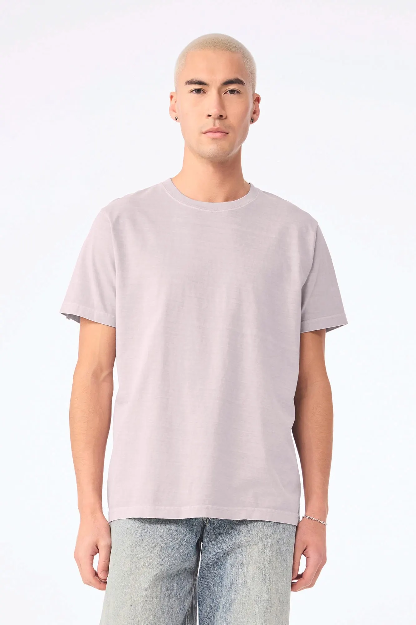 Camiseta de efecto lavado gruesa unisex