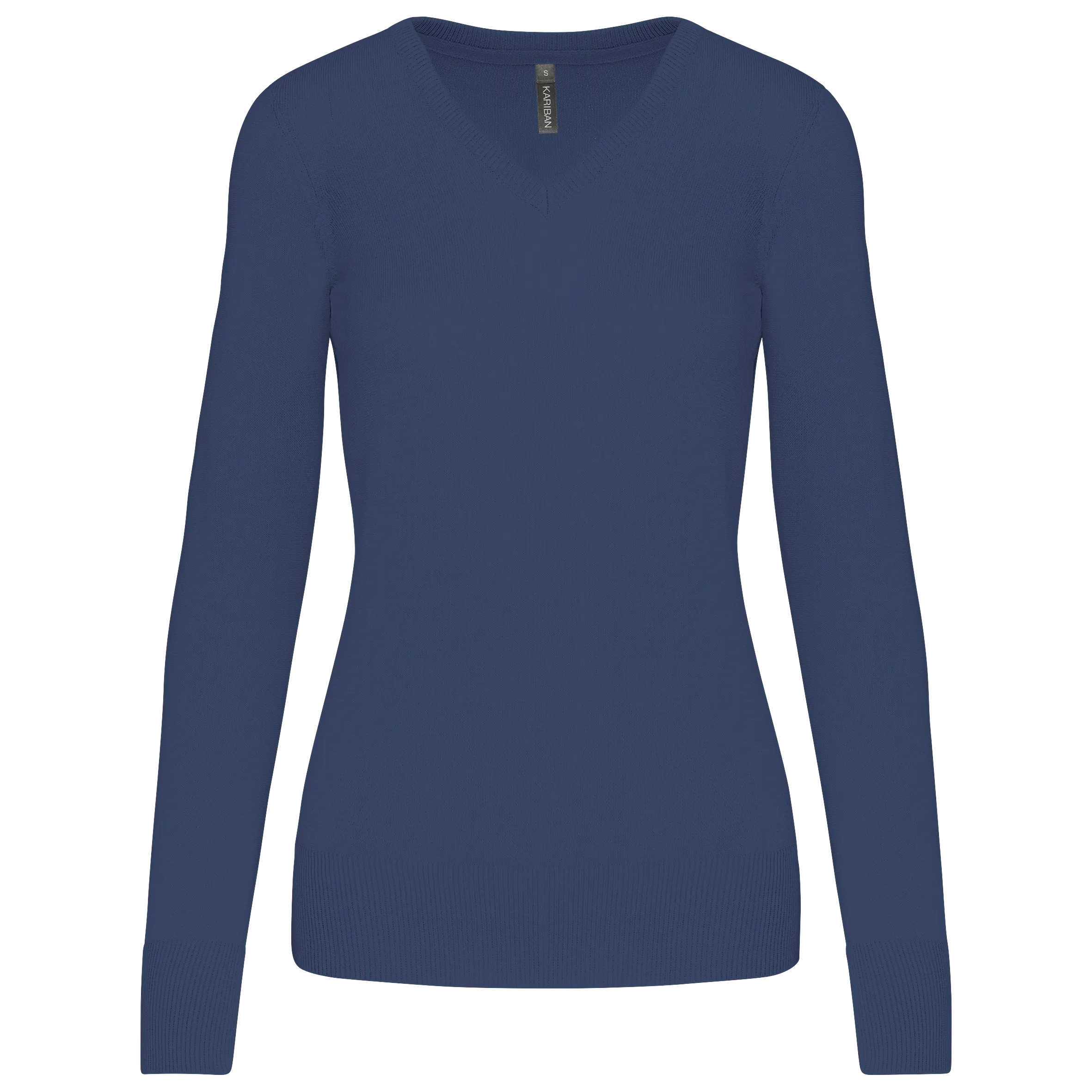 Jersey cuello de pico mujer