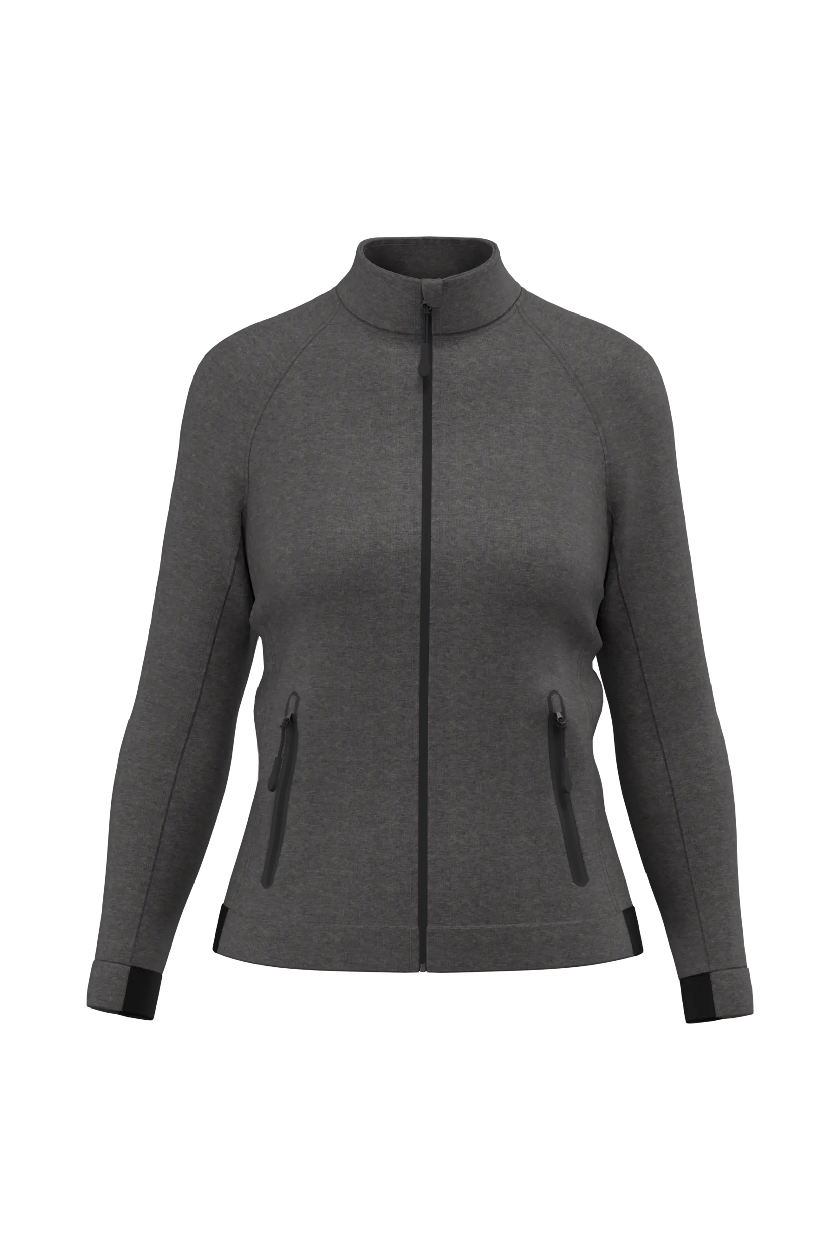Chaqueta cuello alto mujer