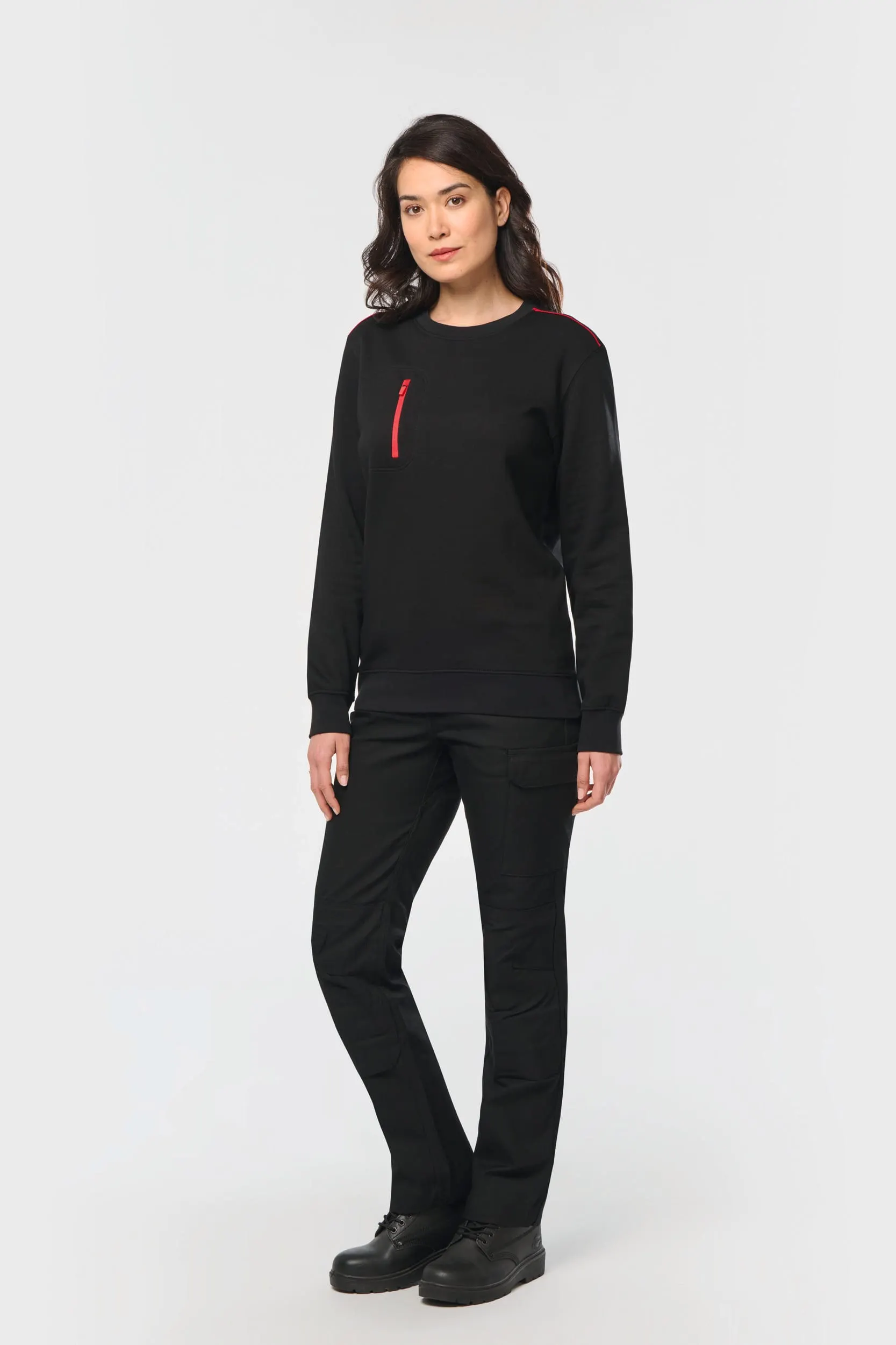 Sudadera Day To Day con bolsillo de cremallera contrastada