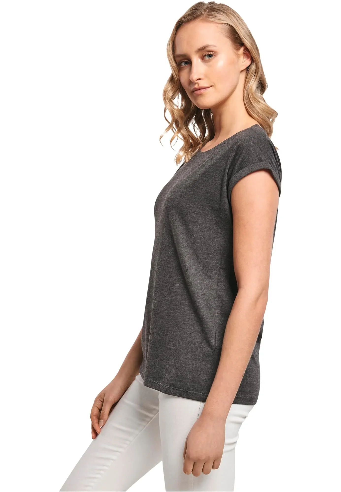 Camiseta ecorresponsable mangas vueltas mujer