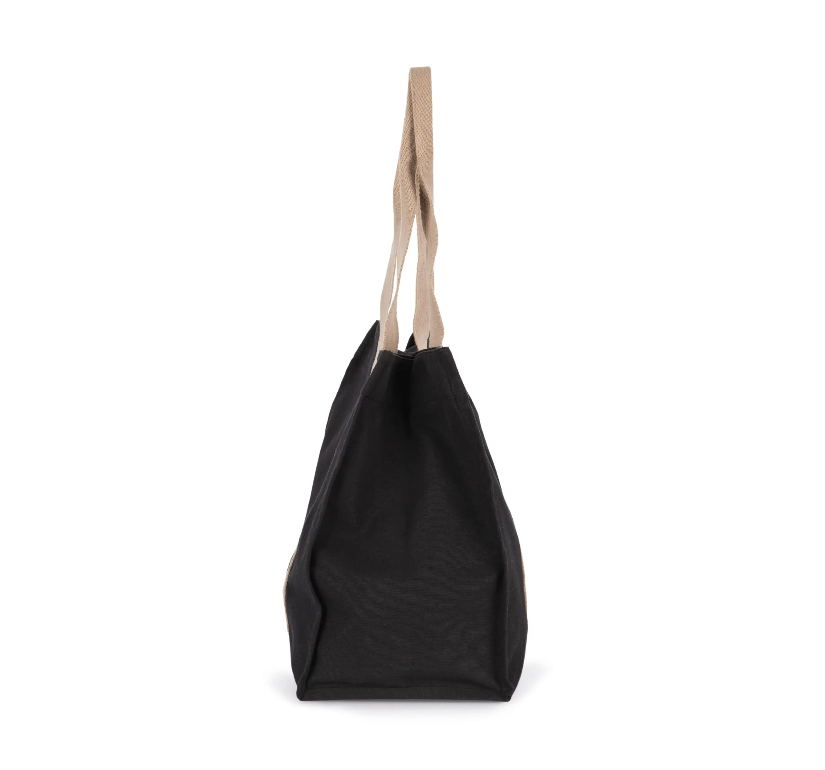 Bolsa shopper reciclada grande con fuelle