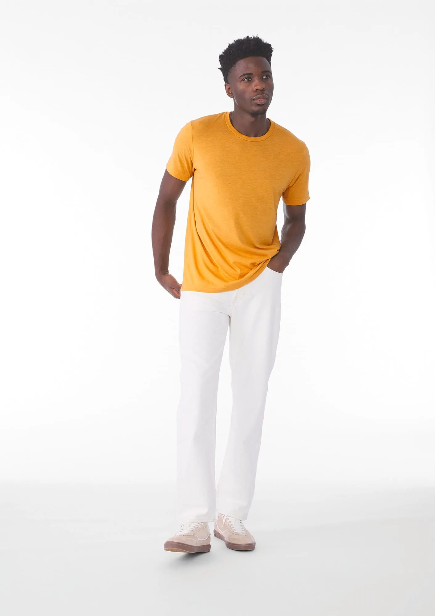 Camiseta Triblend cuello redondo