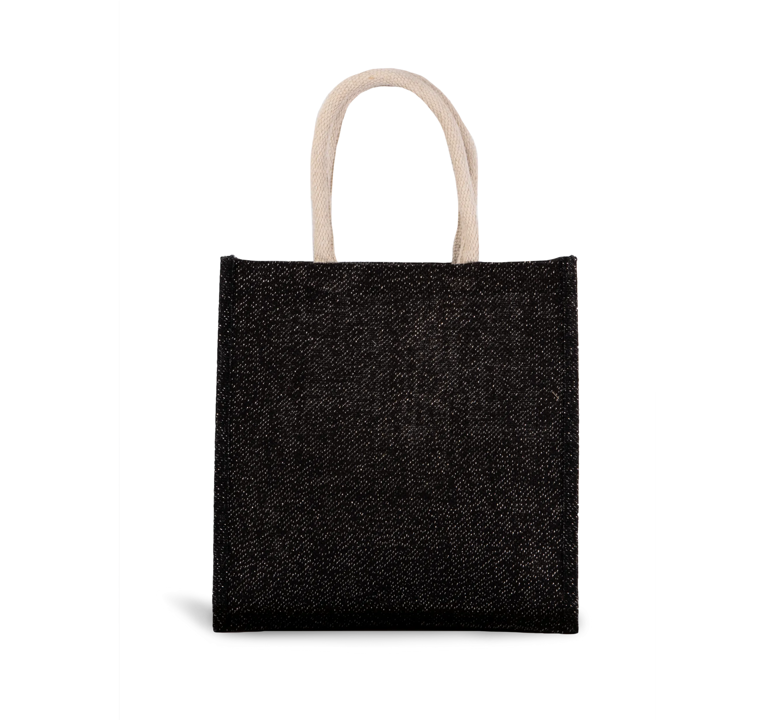 Bolsa estilo tote de tela de yute, modelo grande