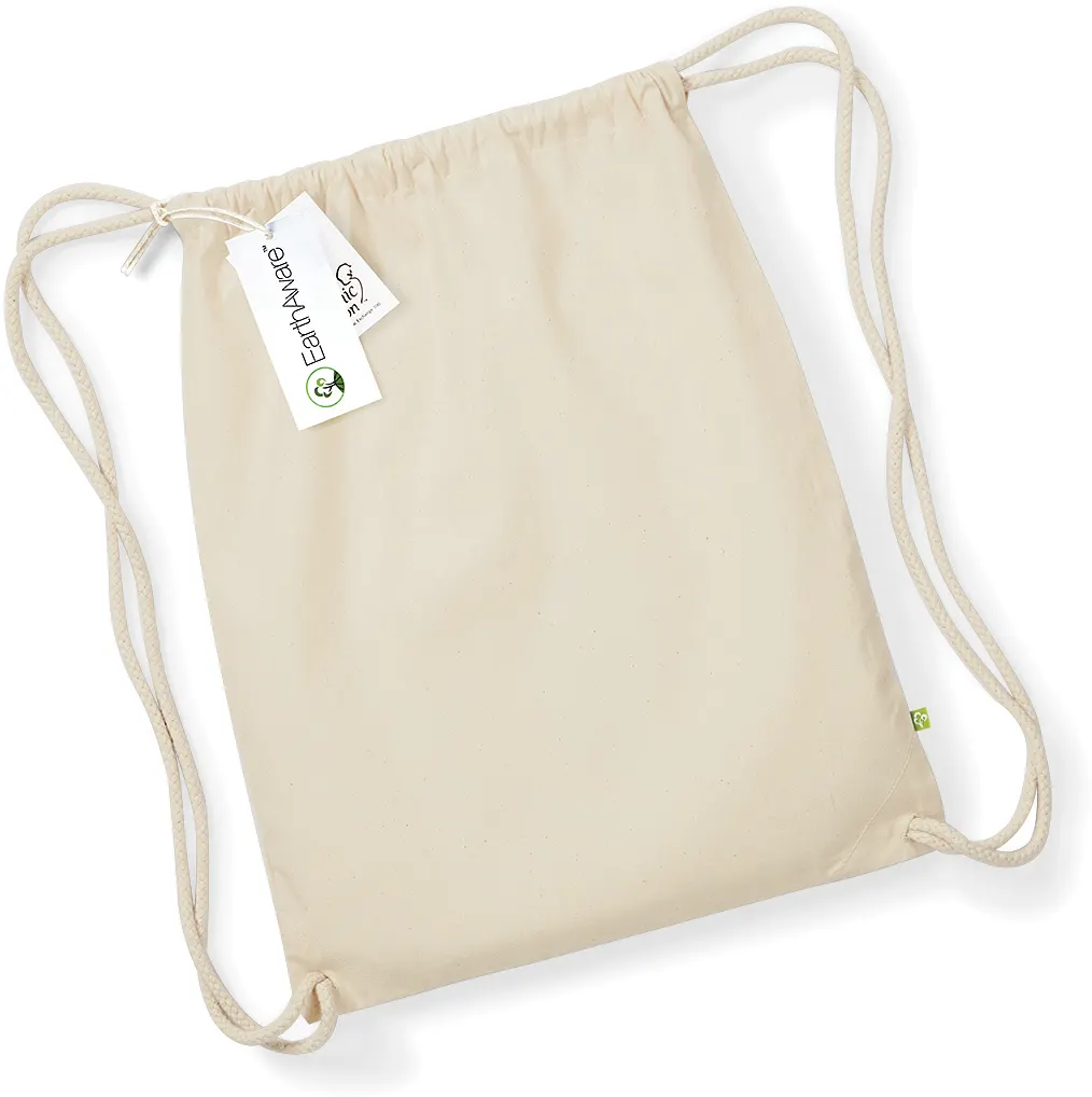 Bolsa de gimnasio EARTHAWARE® - algodón orgánico