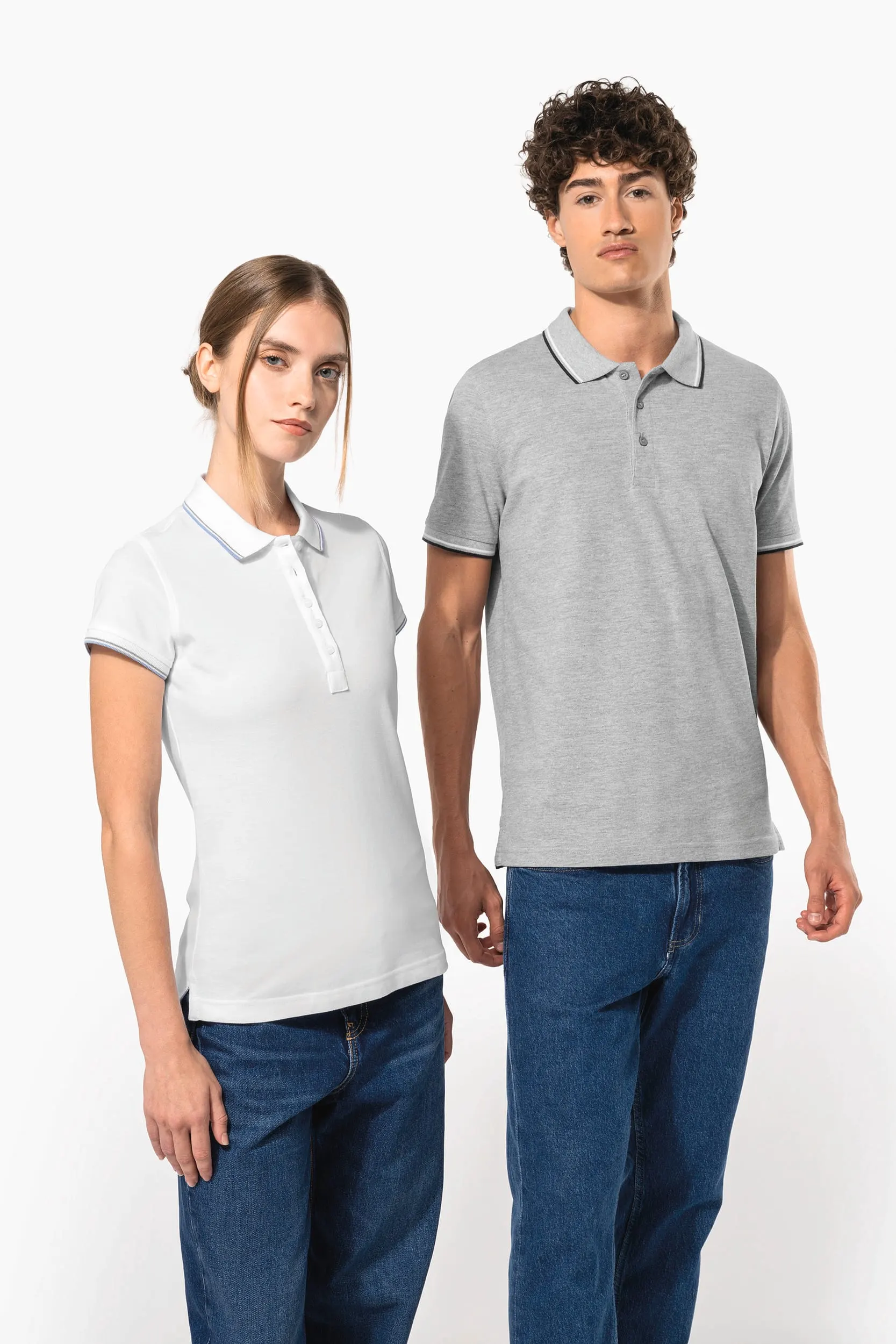Polo de manga corta hombre