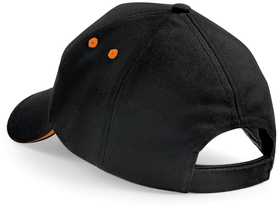 Gorra Ultimate - 5 paneles con sándwich contrastado