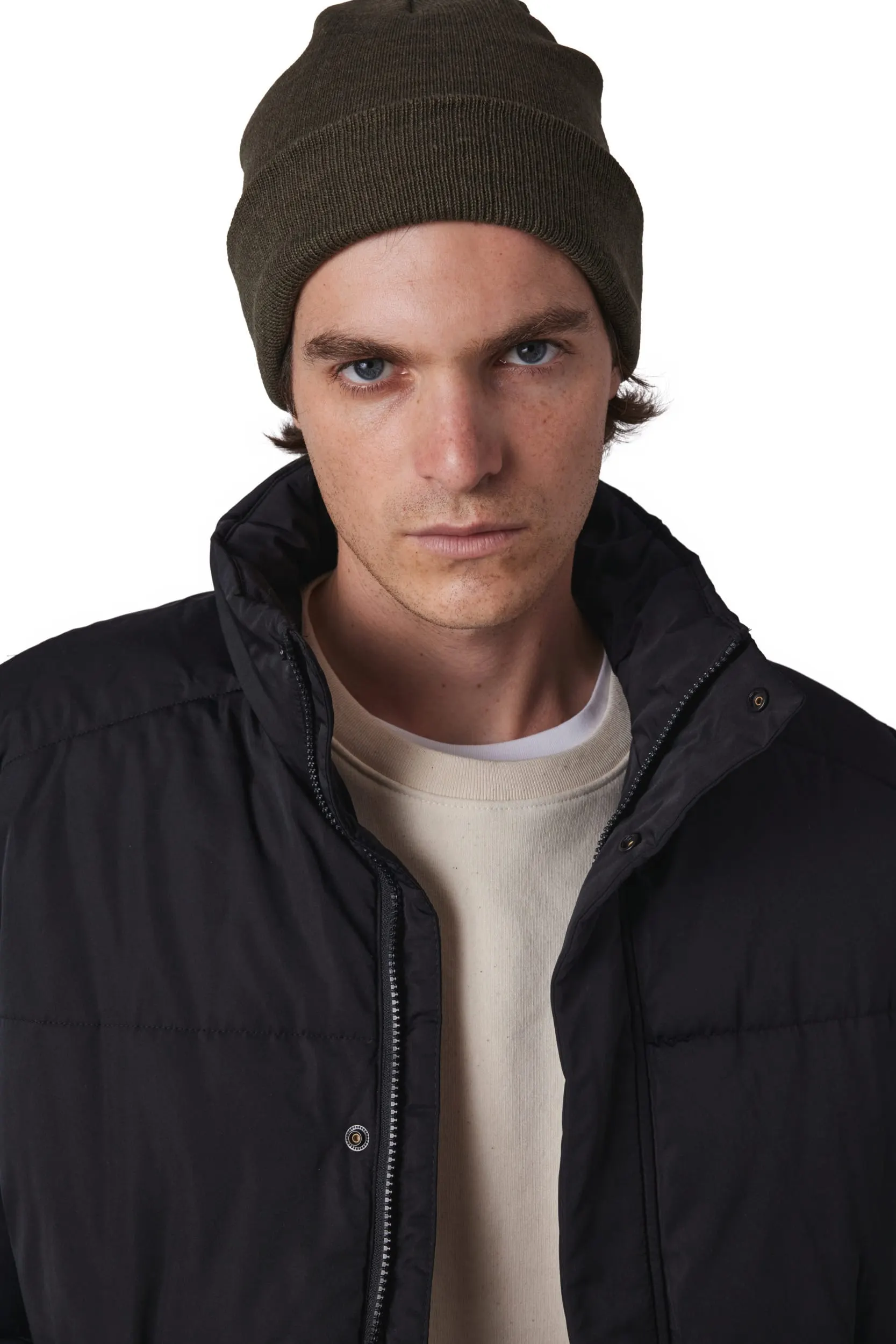 Gorro punto reciclado con forro