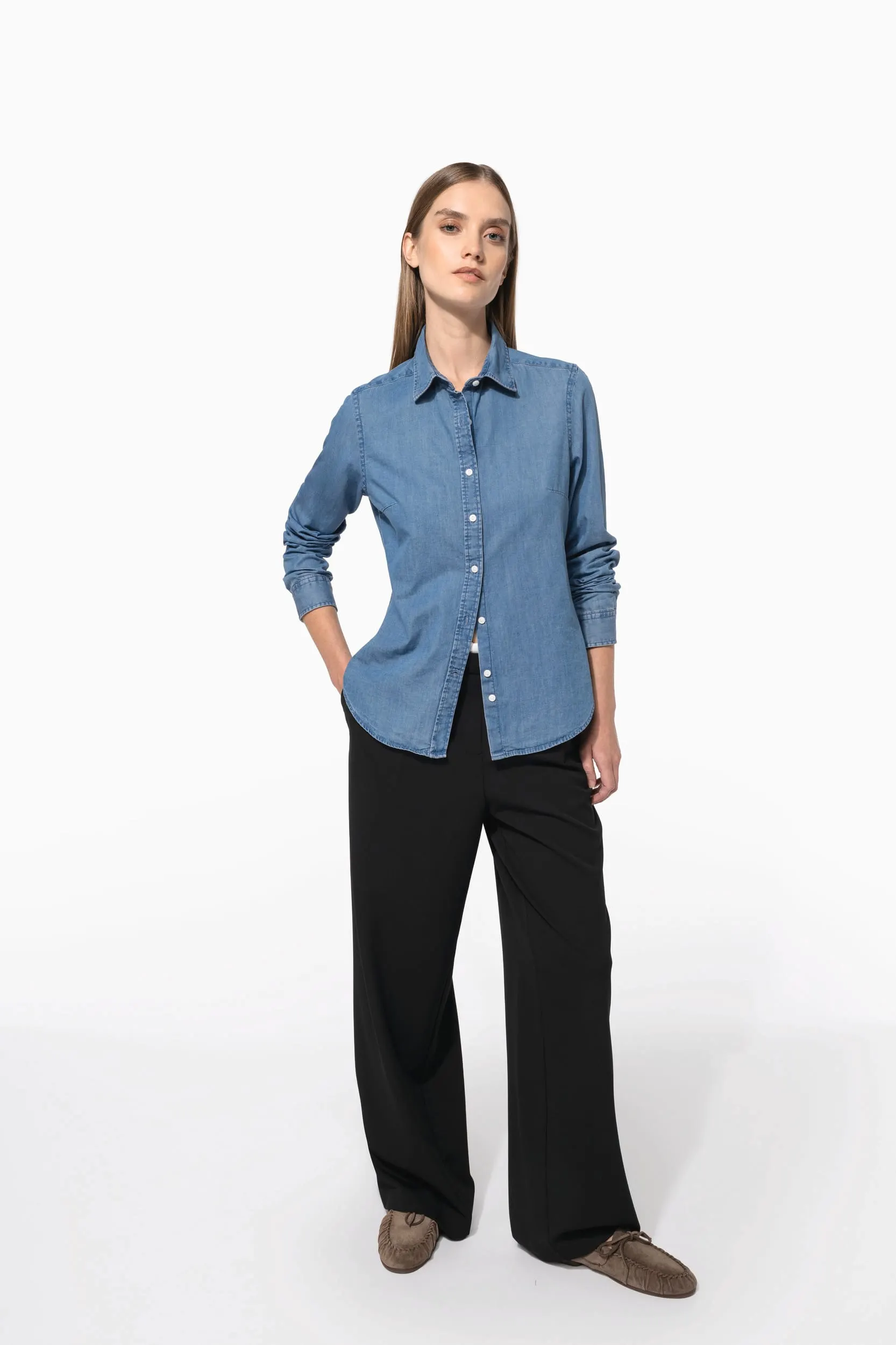 Camisa Denim mujer