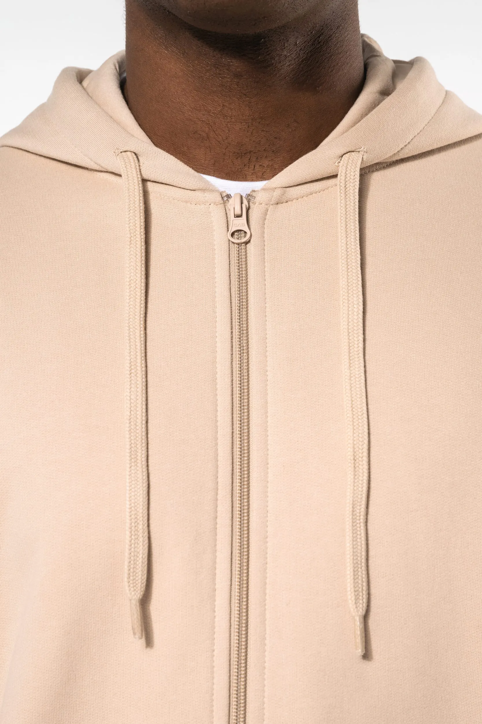 Sudadera con capucha y cremallera reciclada unisex