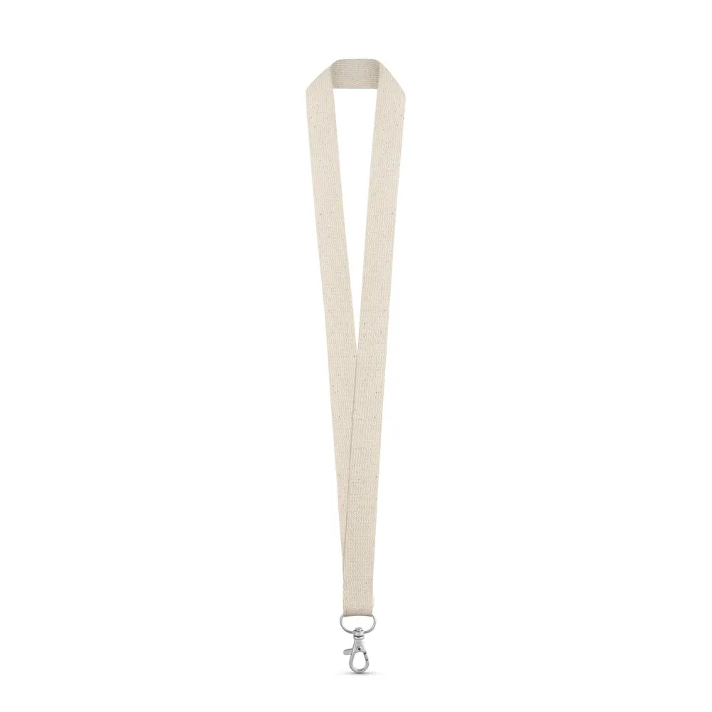 HEATHROW. Lanyard de algodón 100%