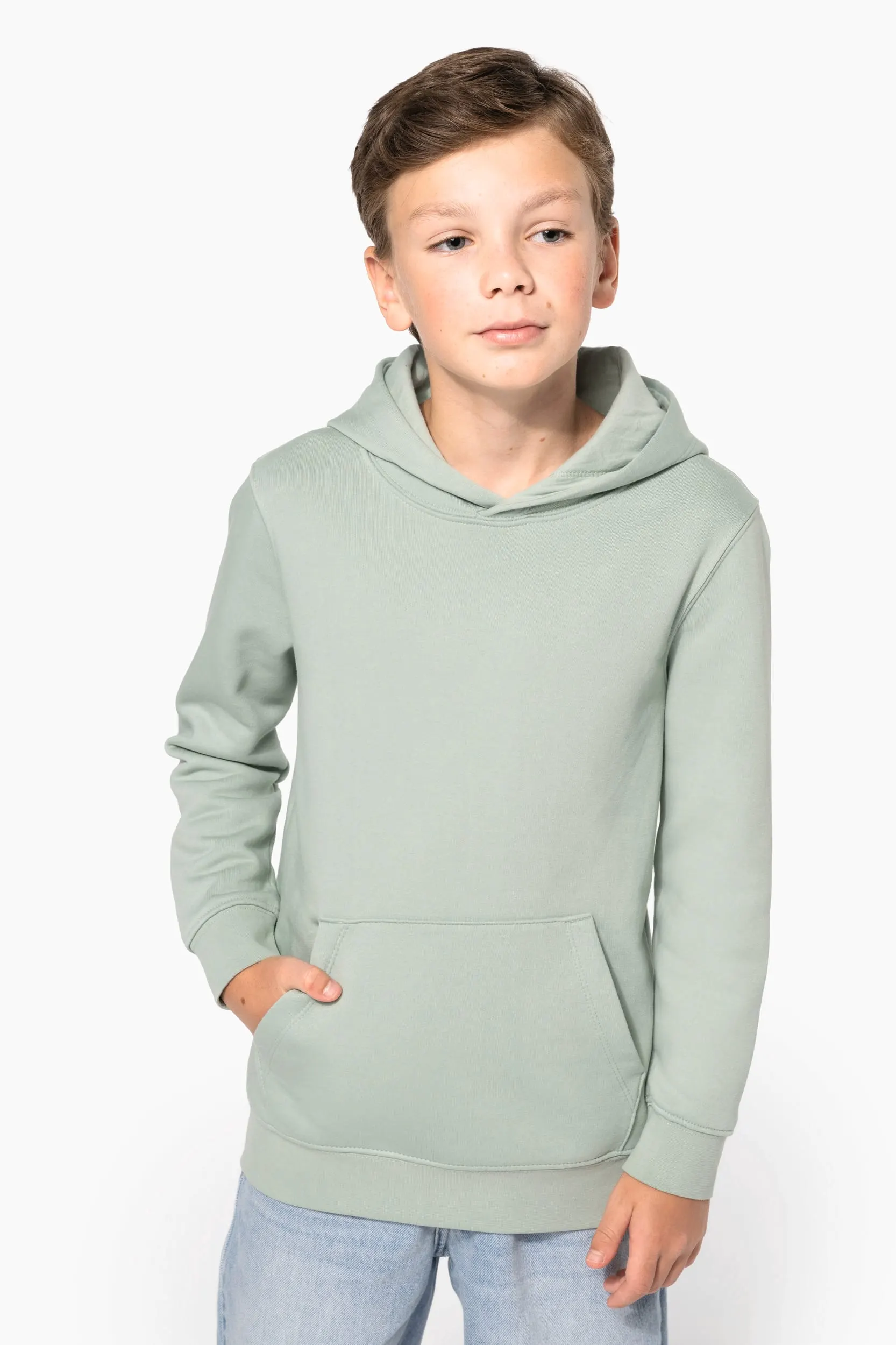 Sudadera capucha ecorresponsable niños