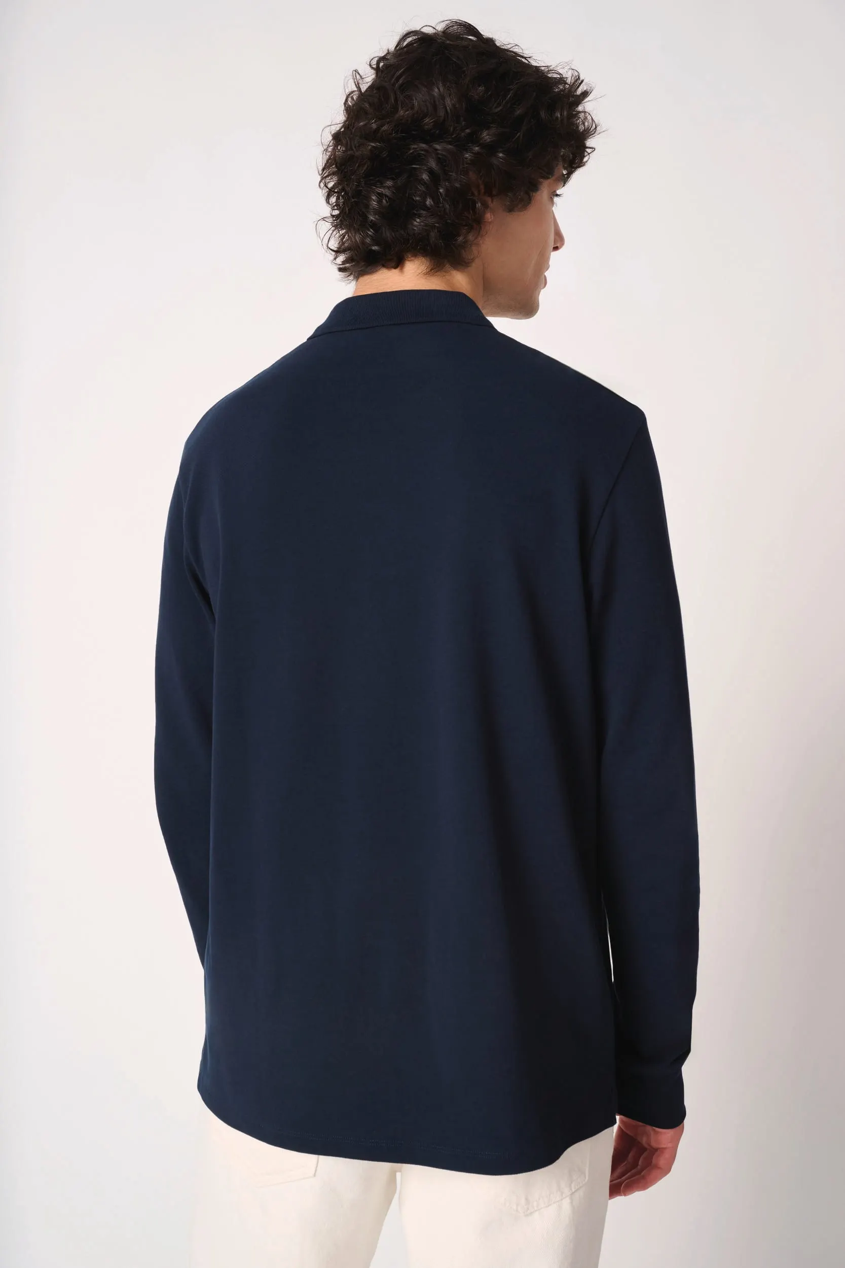 Polo punto piqué LSL hombre