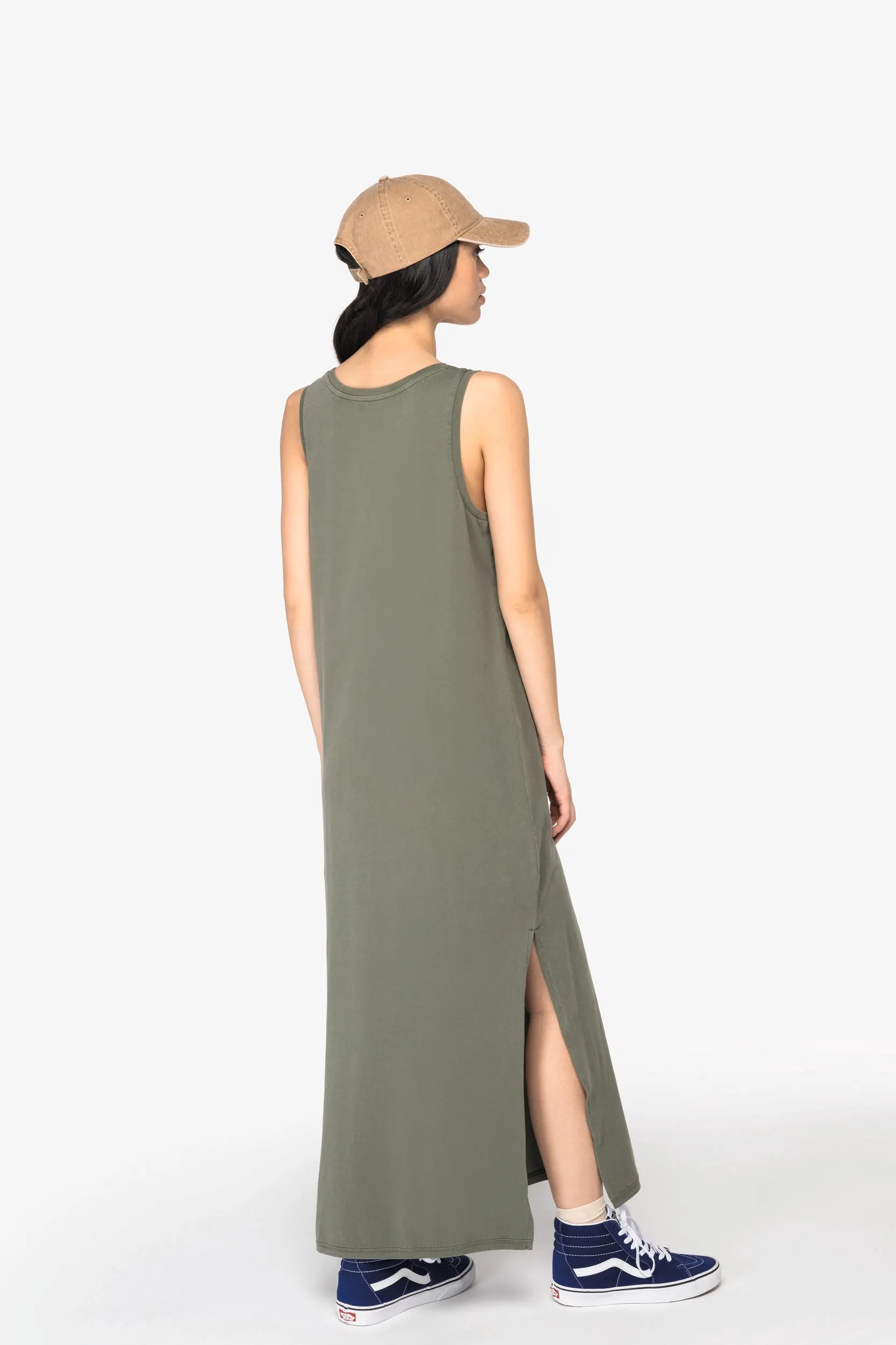 Vestido ecorresponsable efecto lavado de punto jersey mujer