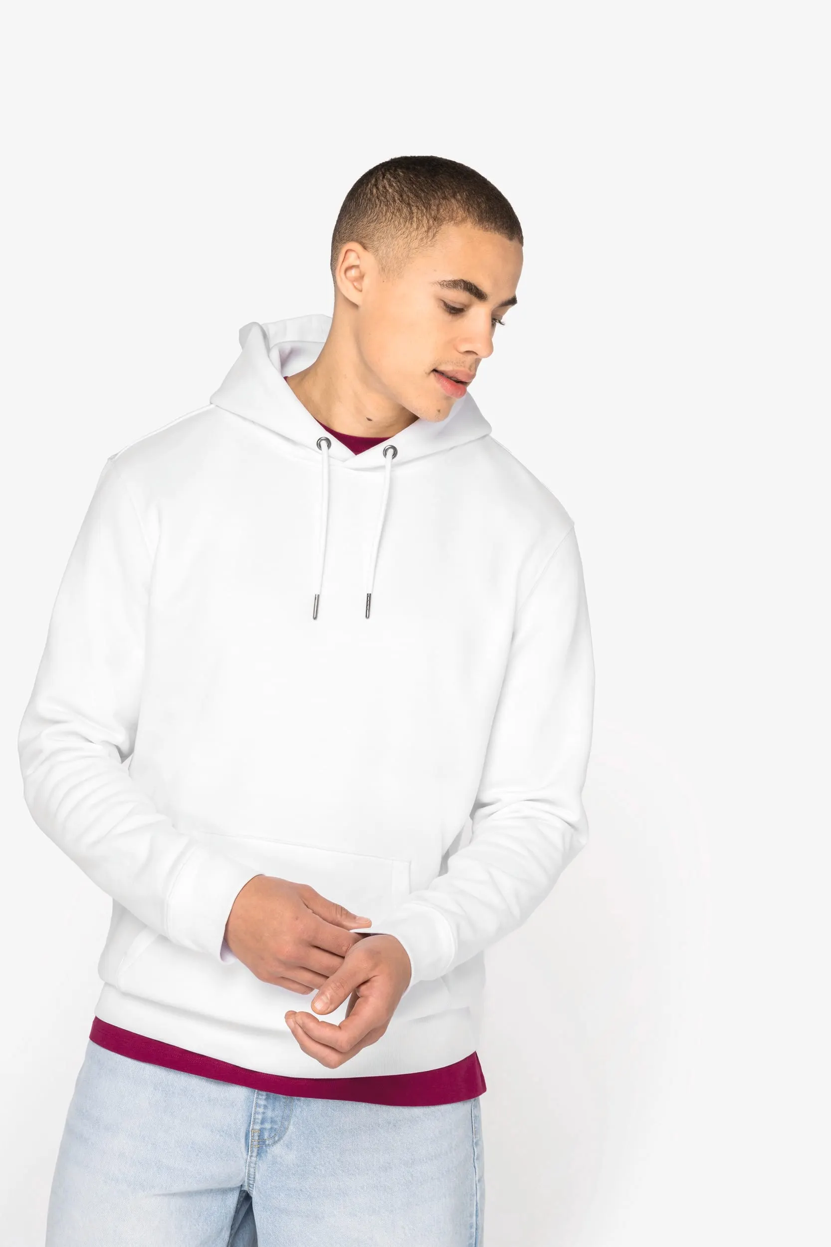 Sudadera ecorresponsable con capucha unisex