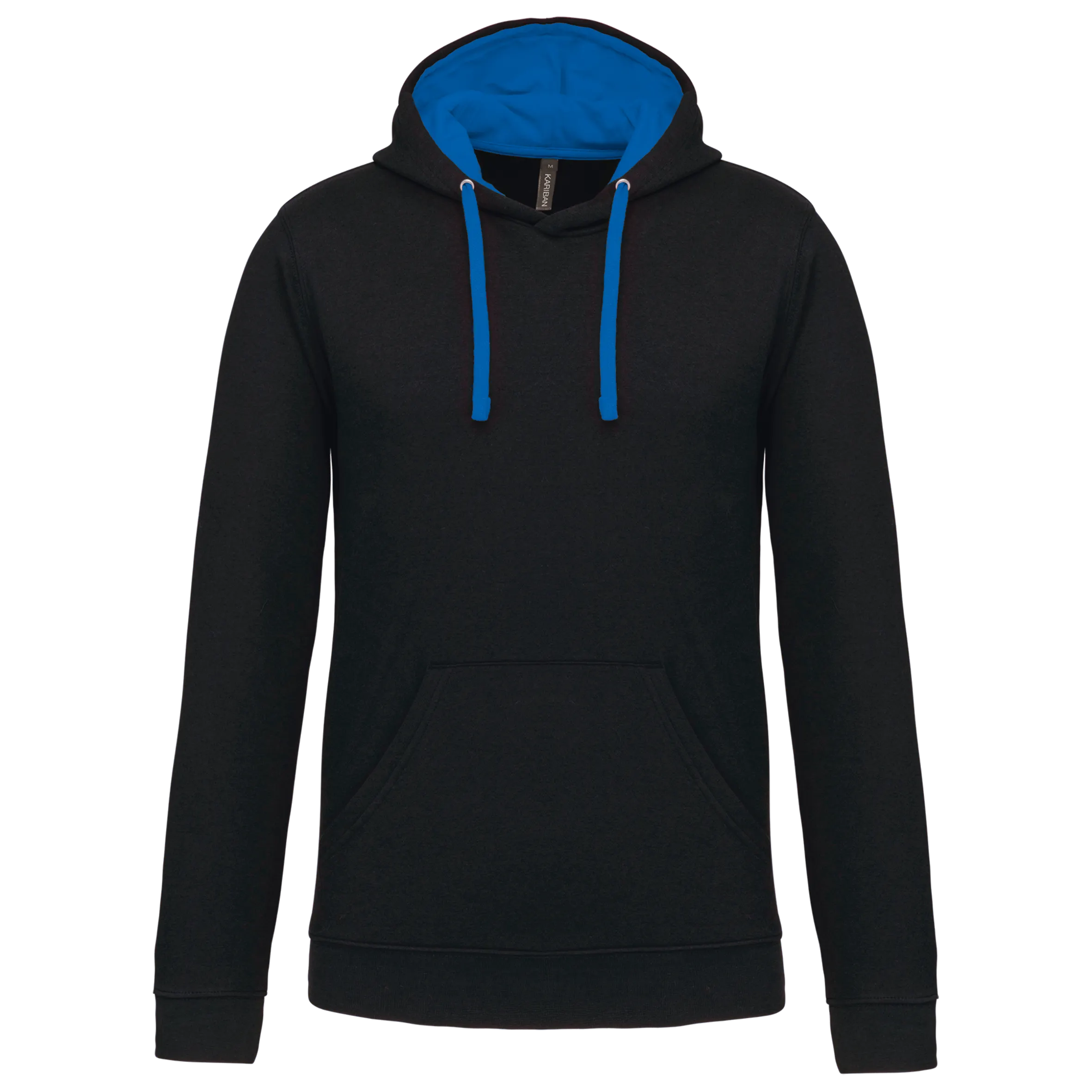 Sudadera capucha contrastada hombre