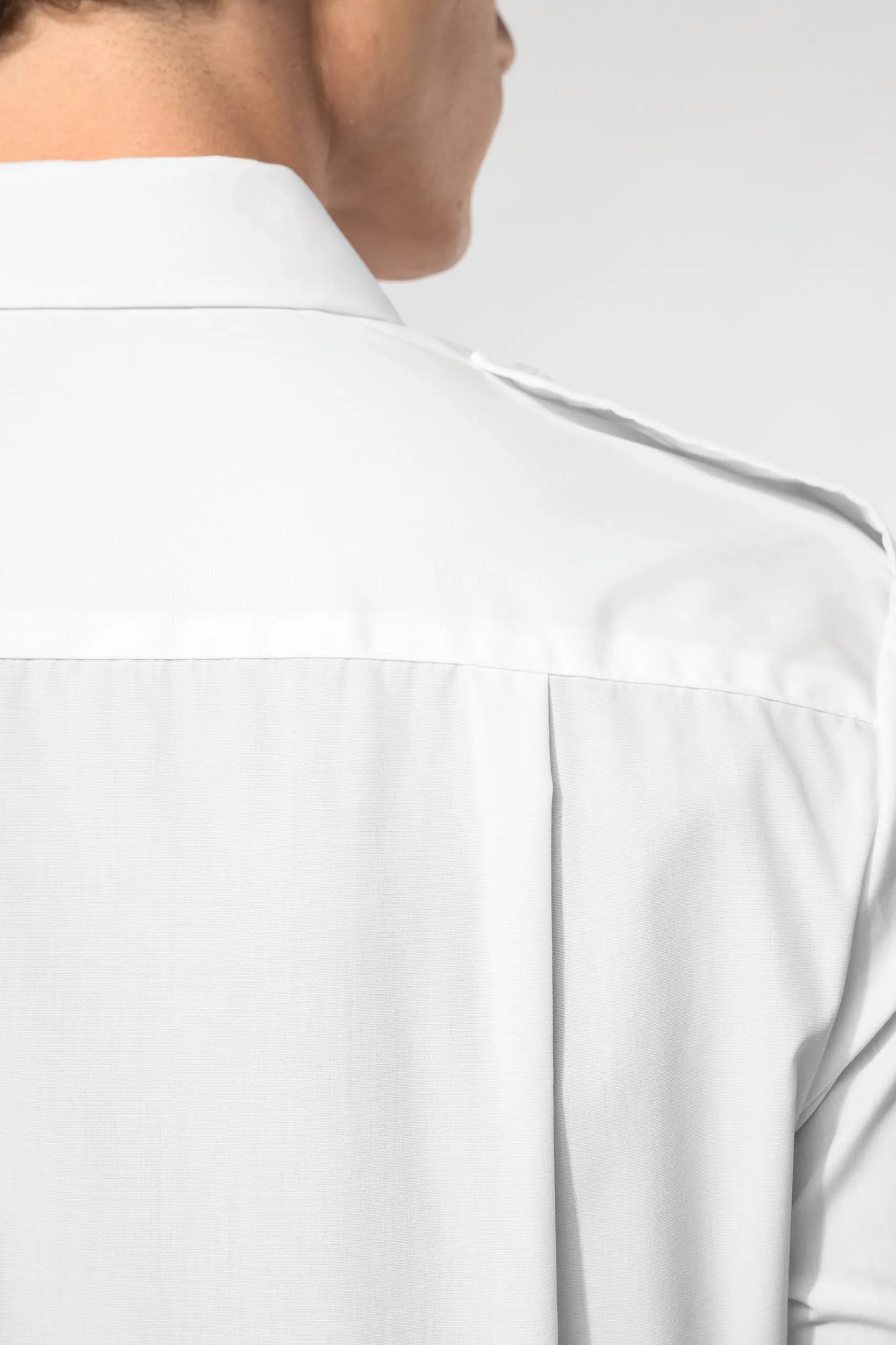Camisa piloto manga corta hombre