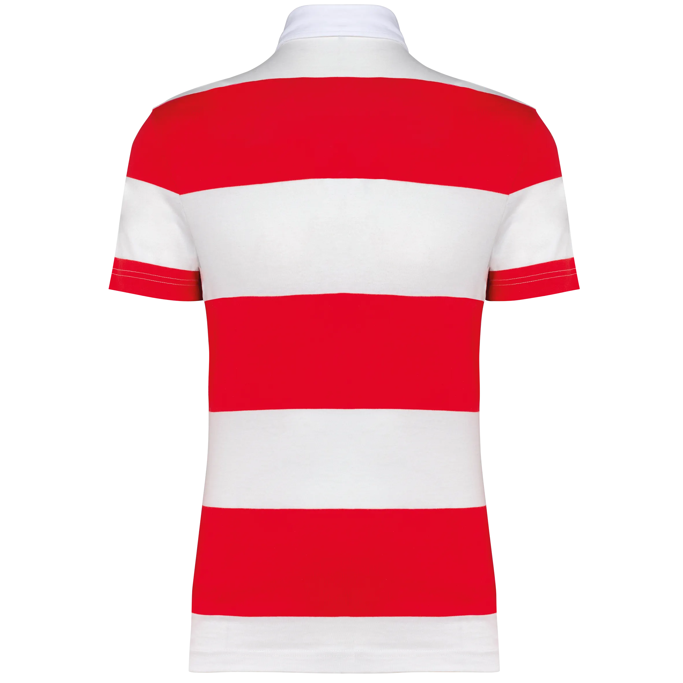 Polo a rayas manga corta unisex