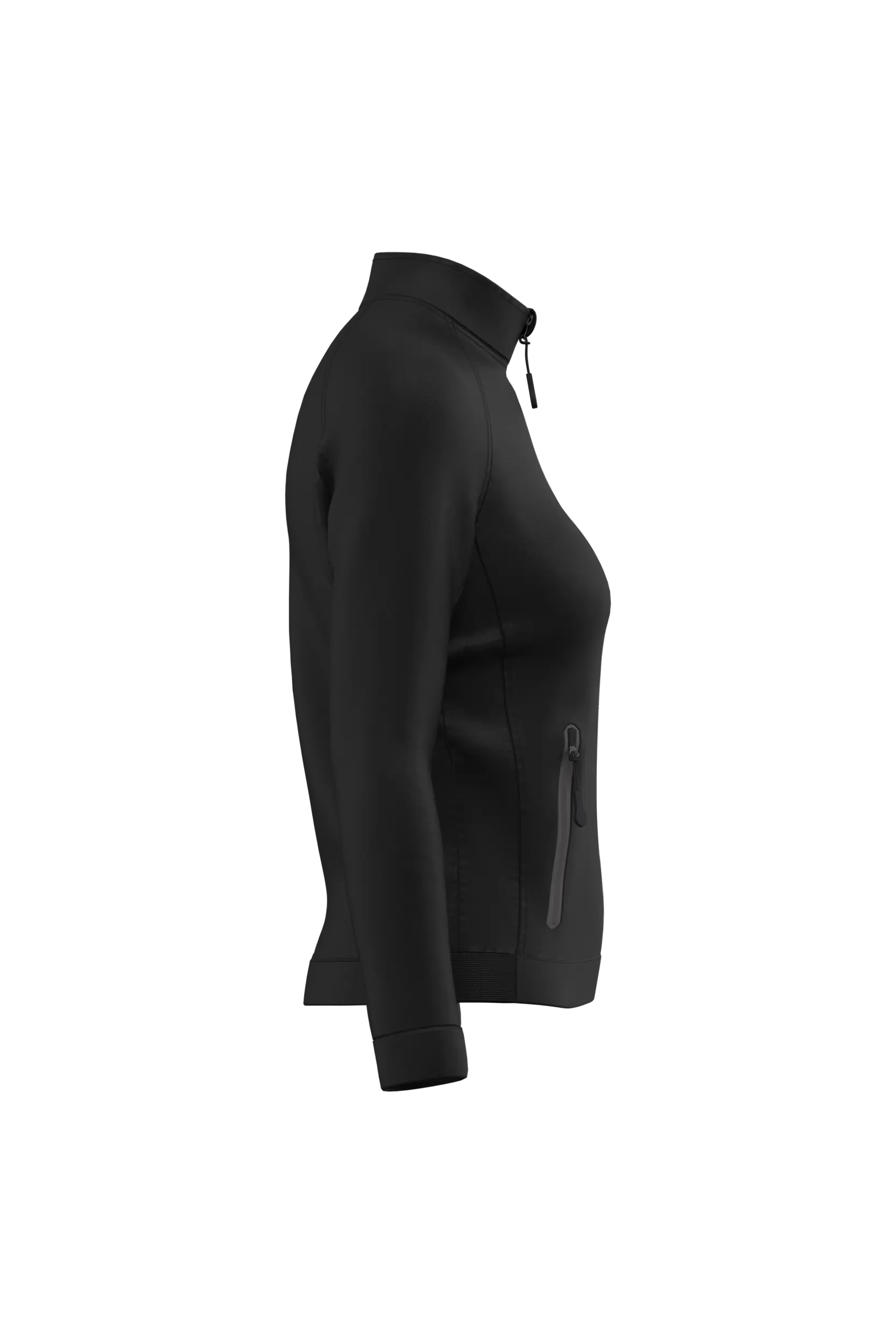 Chaqueta cuello alto mujer