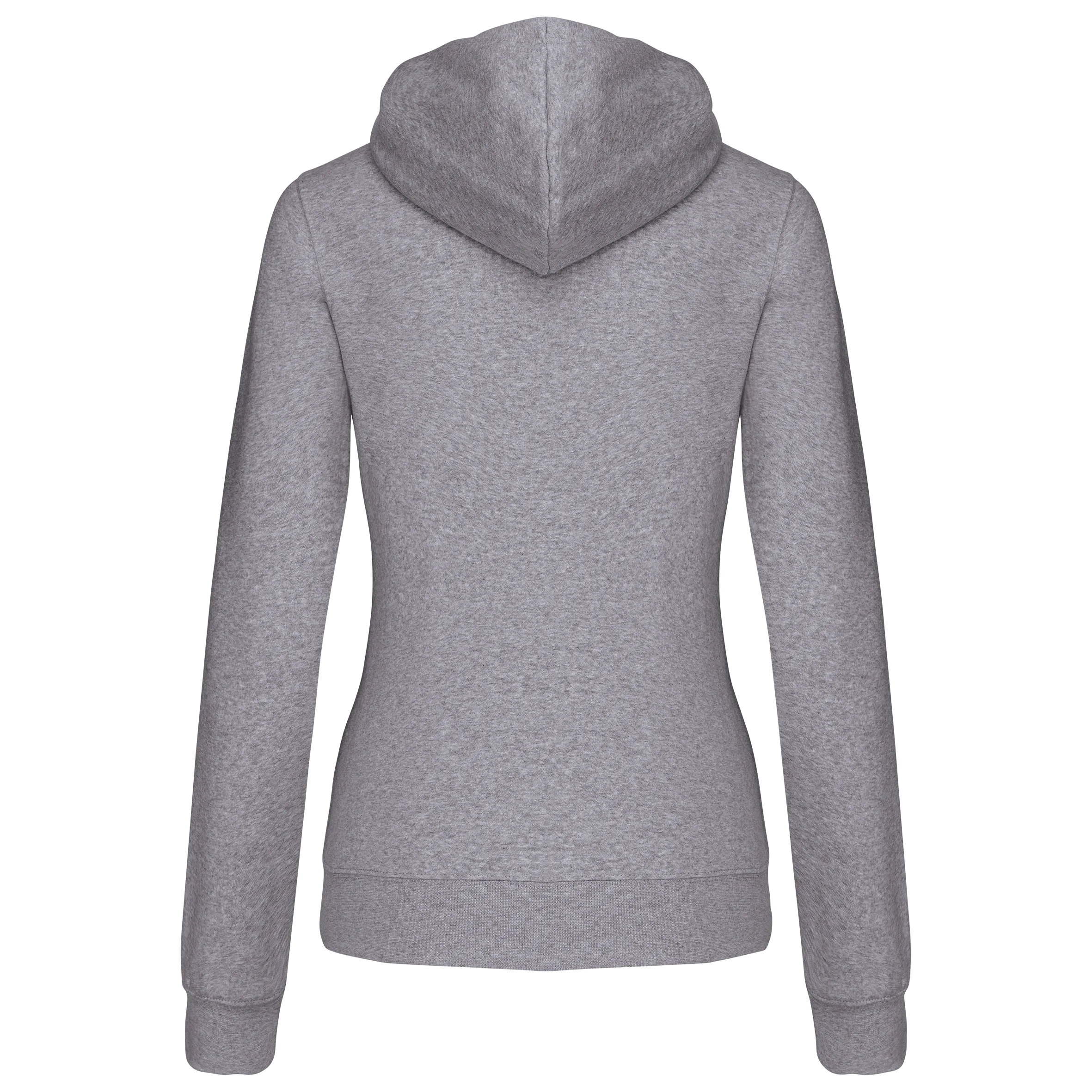 Sudadera capucha contrastada mujer