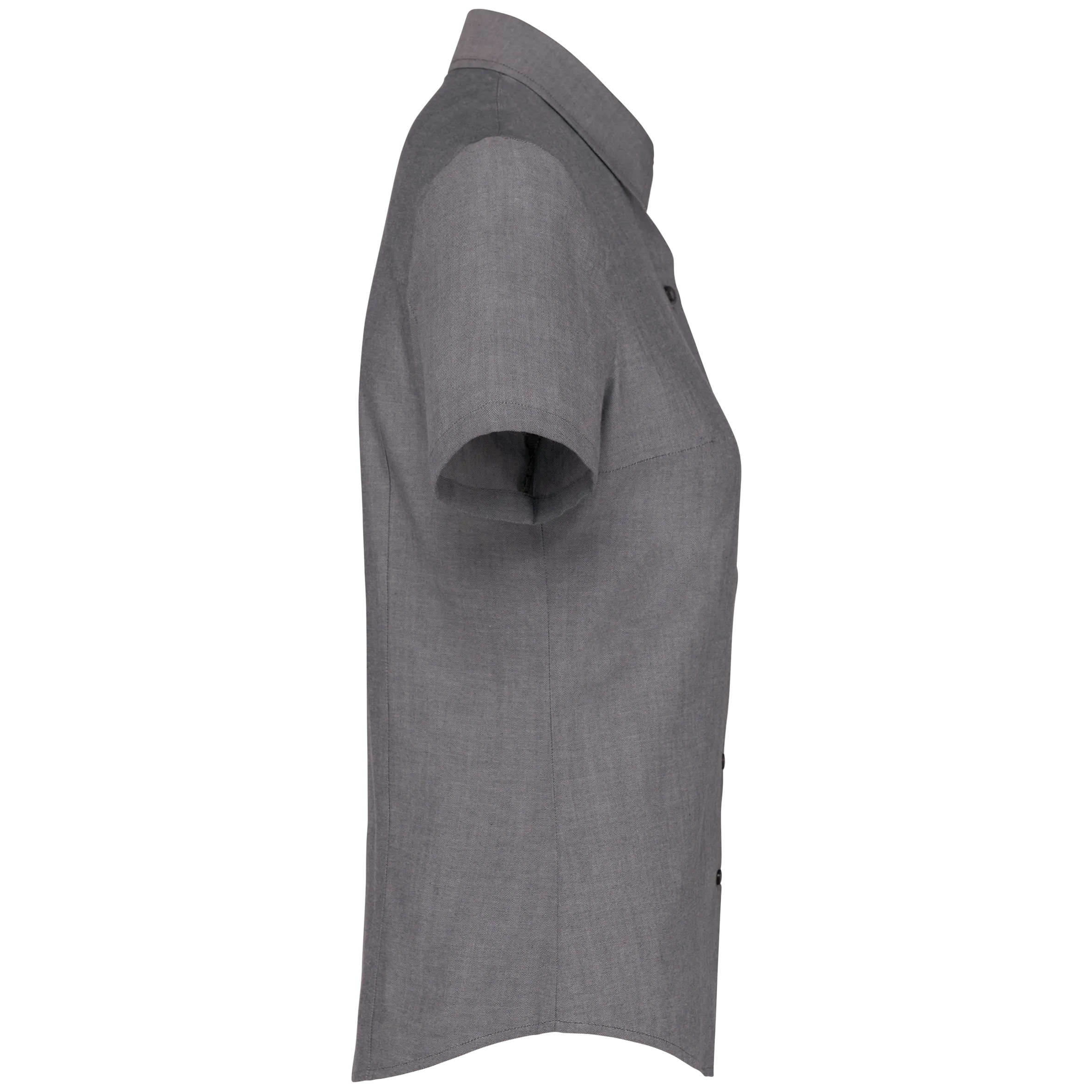 Camisa oxford manga corta mujer