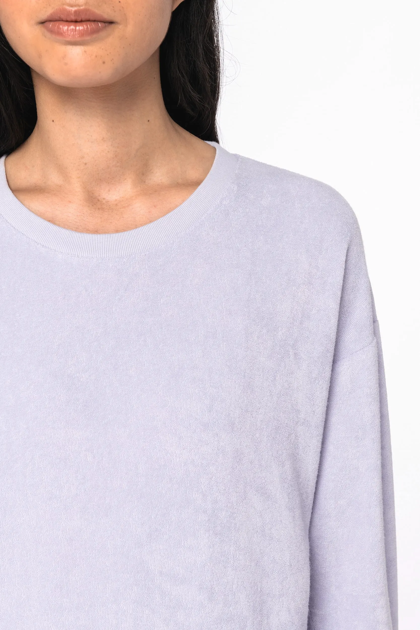 Sudadera ecorresponsable de rizo mujer