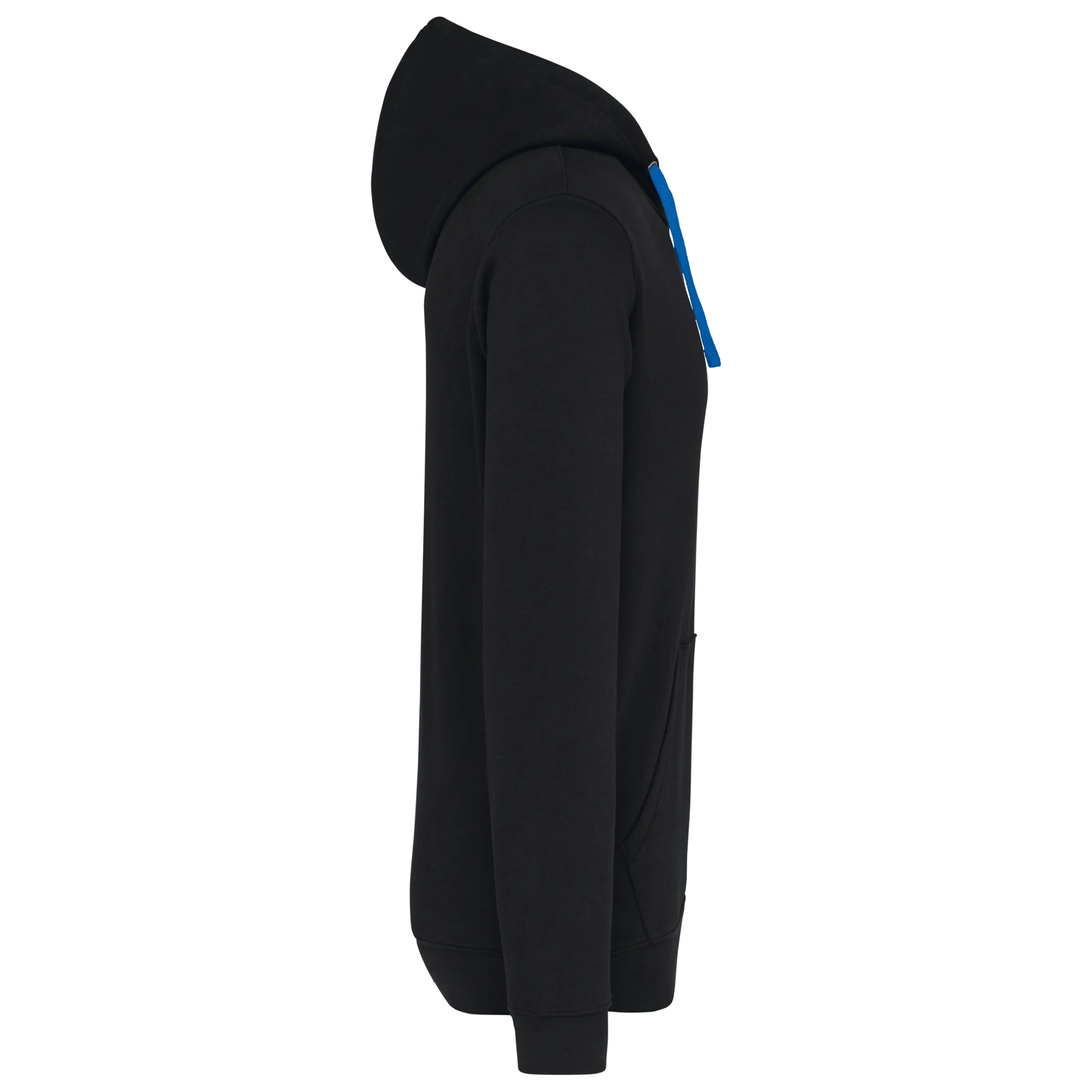 Sudadera capucha contrastada hombre