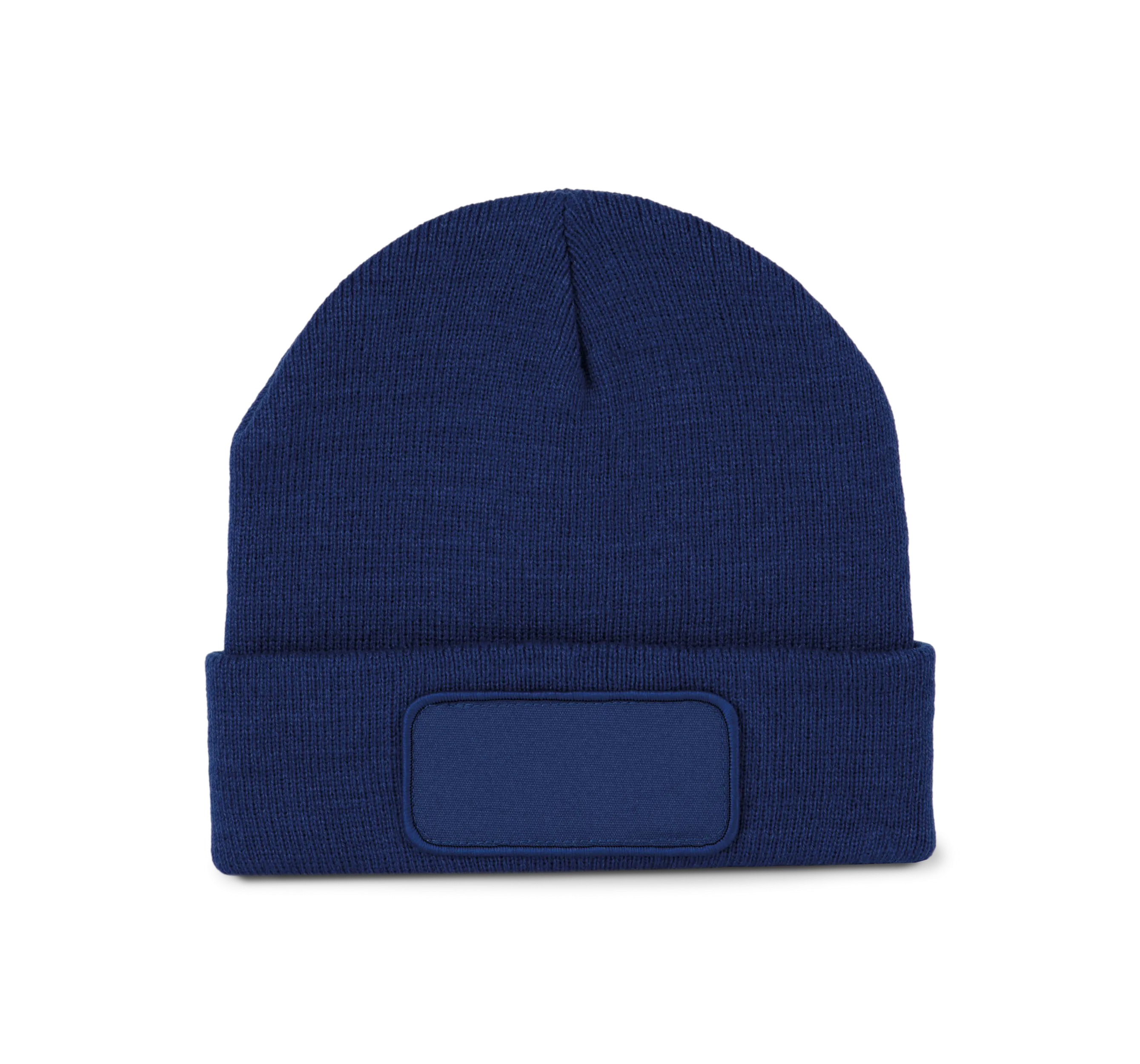 Gorro reciclado con parche