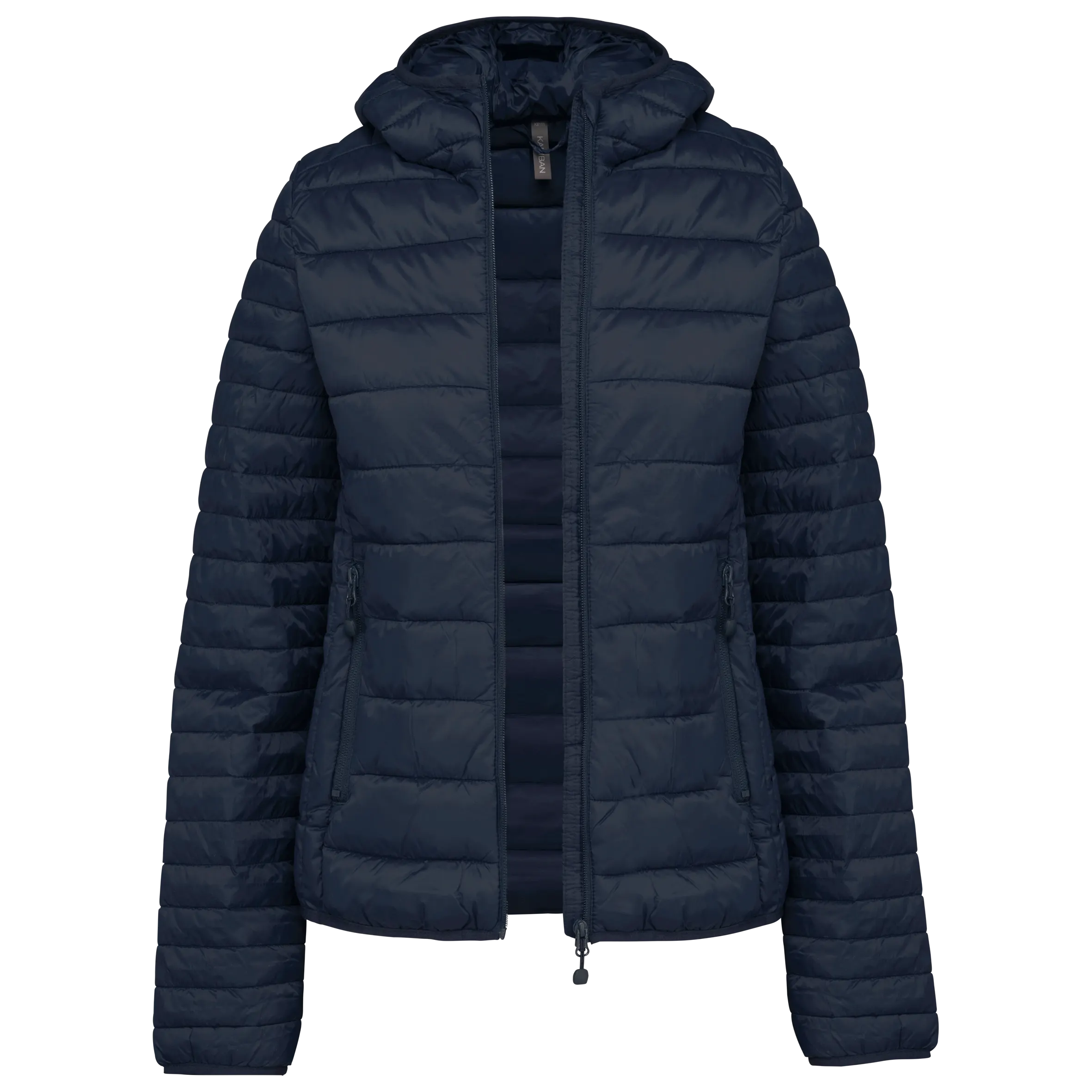 Chaqueta acolchada y ligera con capucha mujer