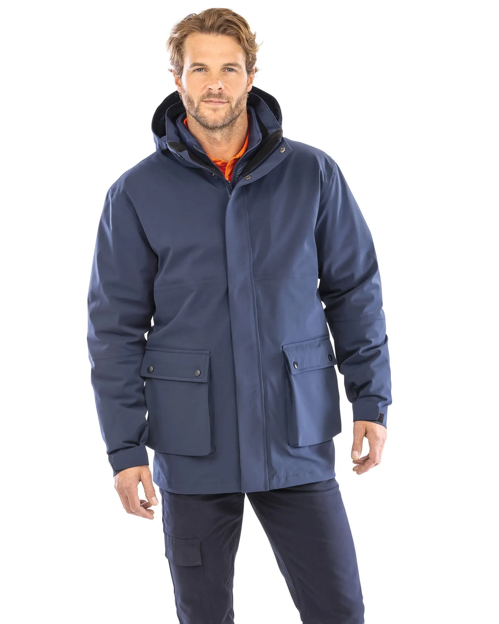 Chaqueta acolchada Ripstop reciclada 3 en 1