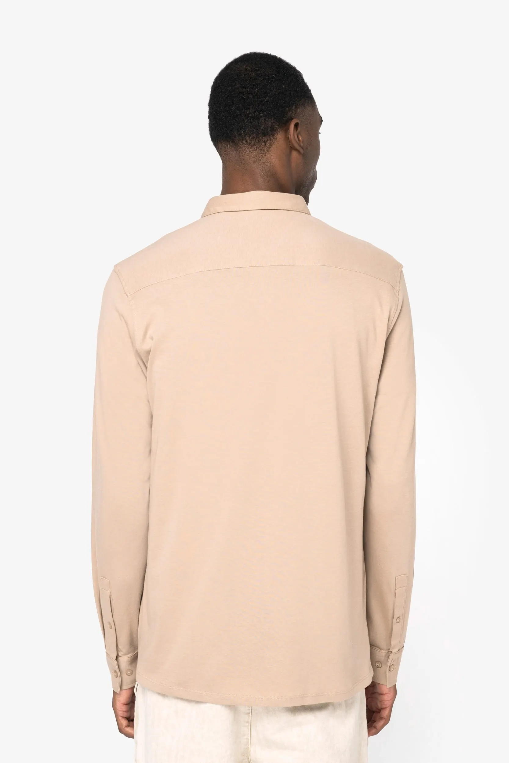 Camisa ecorresponsable de punto jersey hombre