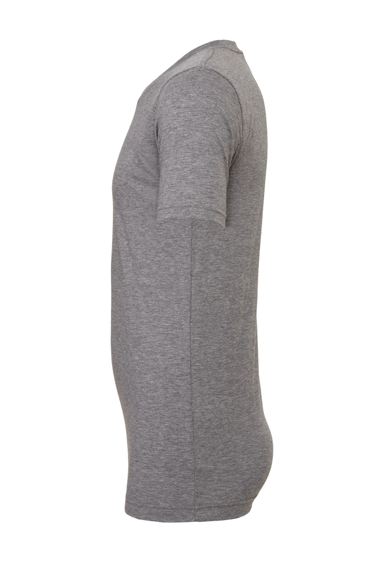 Camiseta cuello redondo hombre Heather