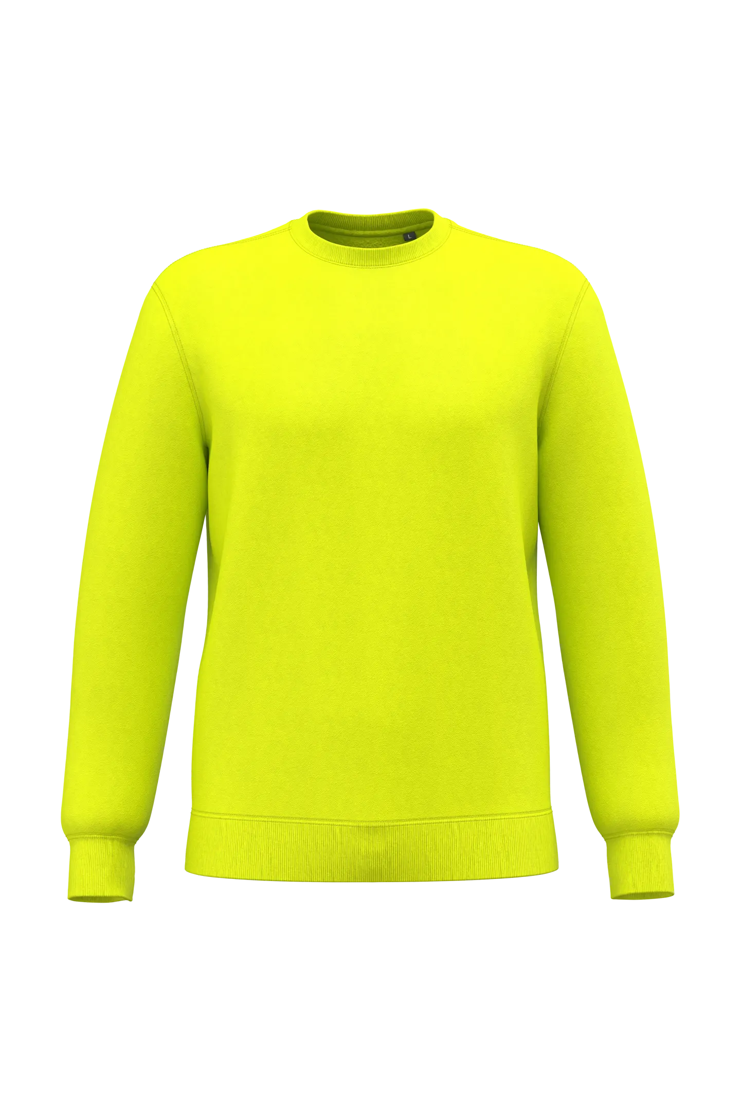 Sudadera cuello redondo reciclada unisex