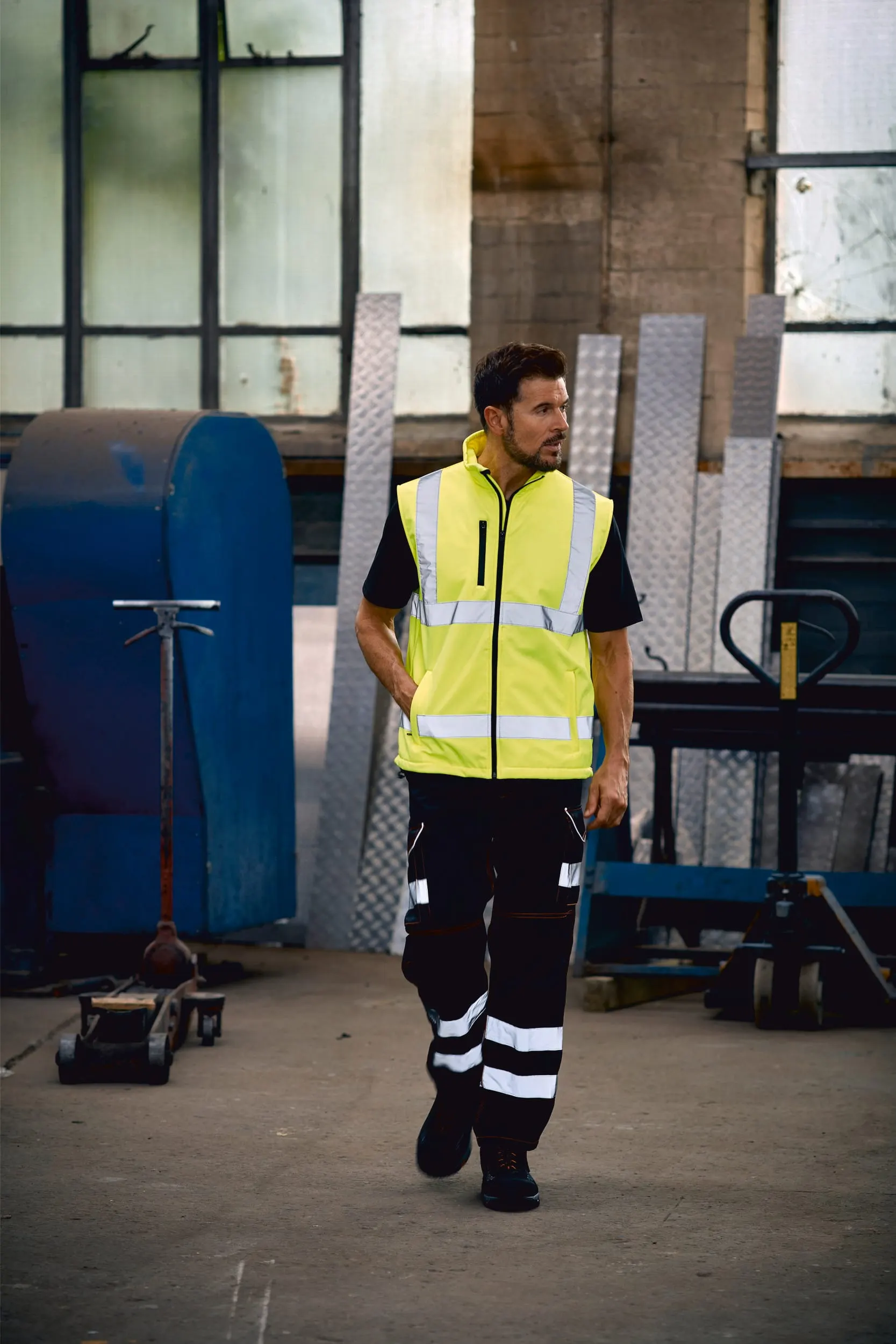 Chaleco Softshell Alta Visibilidad