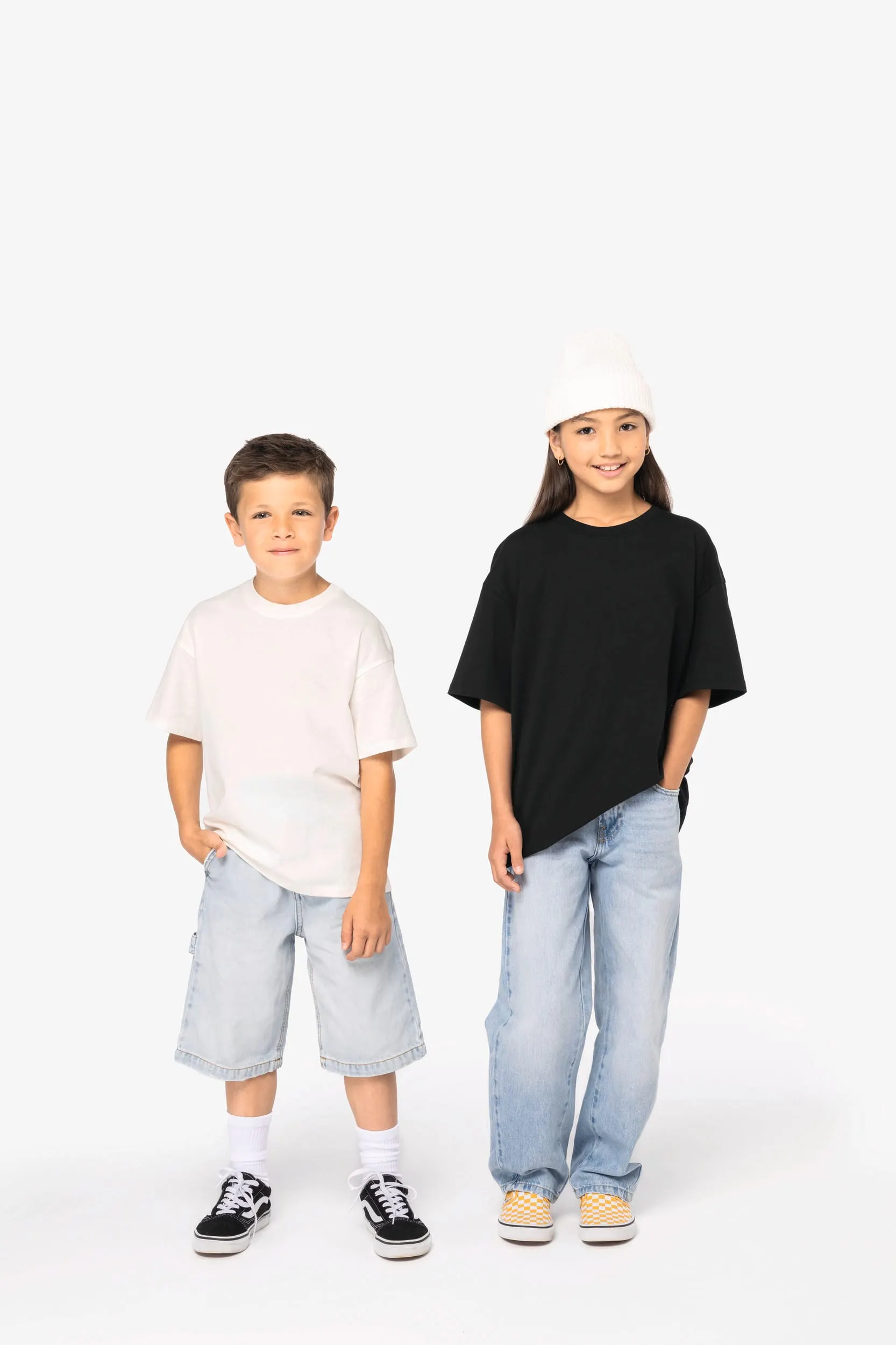Camiseta ecorresponsable oversize infantil