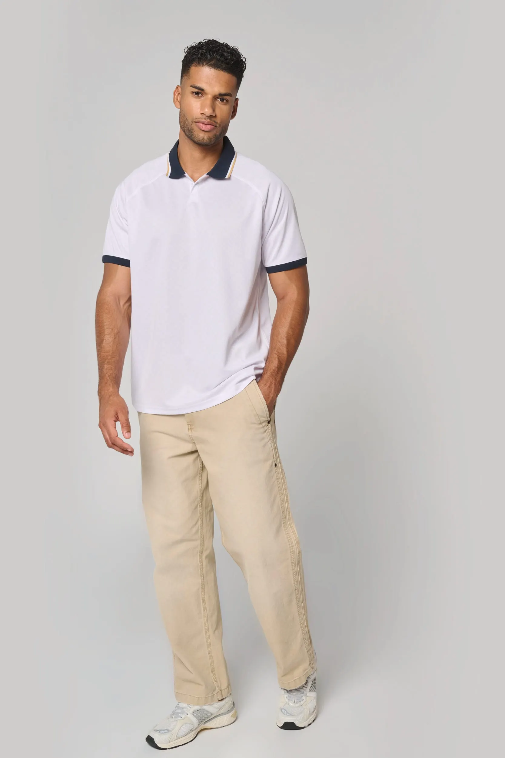 Camiseta lifestyle con cuello polo unisex