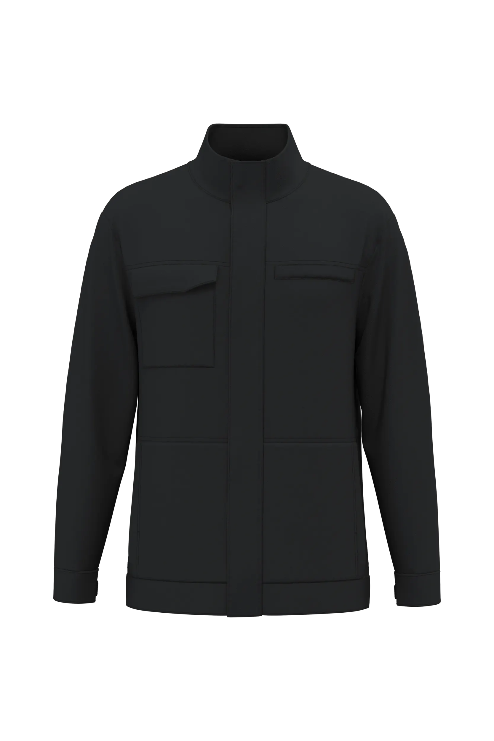 Chaqueta de trabajo sin metal unisex