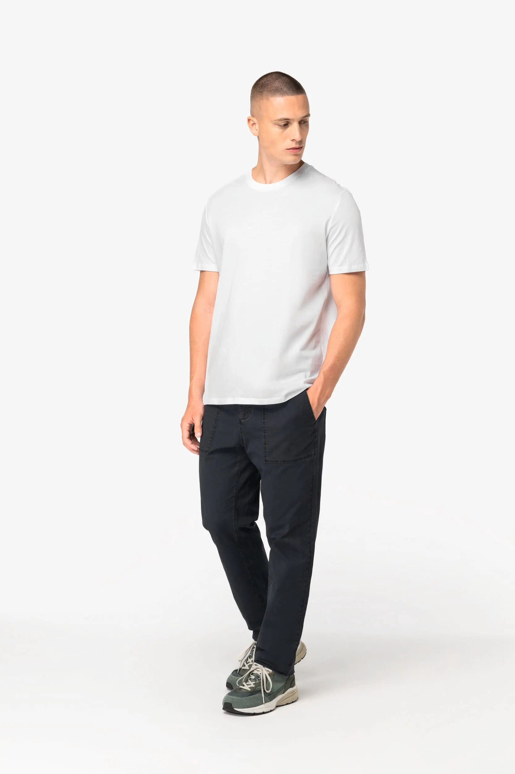 Pantalón utility de efecto lavado ecorresponsable hombre